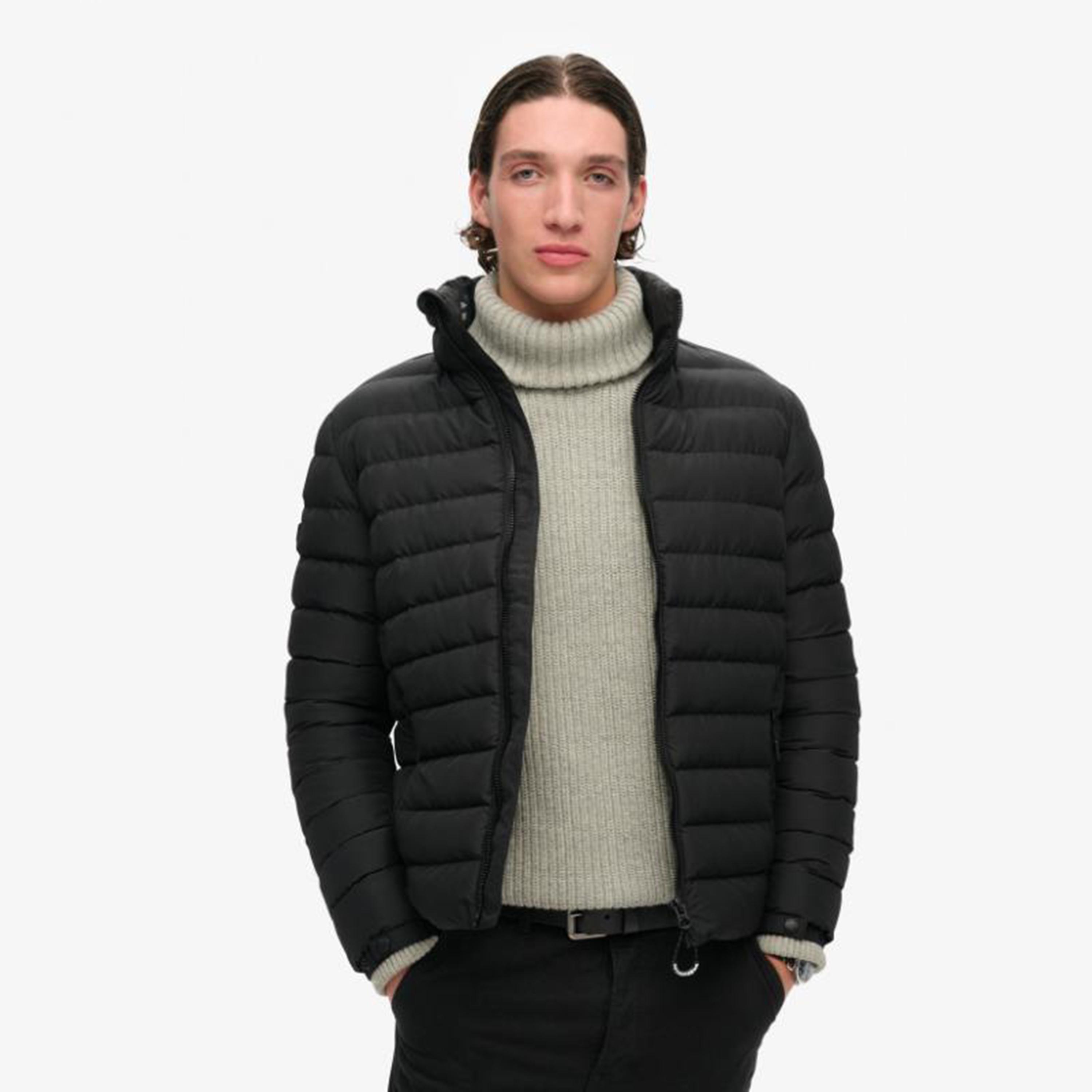 Superdry Plain High Neck Long Sleeves Men's Puffer Jacket-men-clothing-jacketsandblazers-jackets-image-4