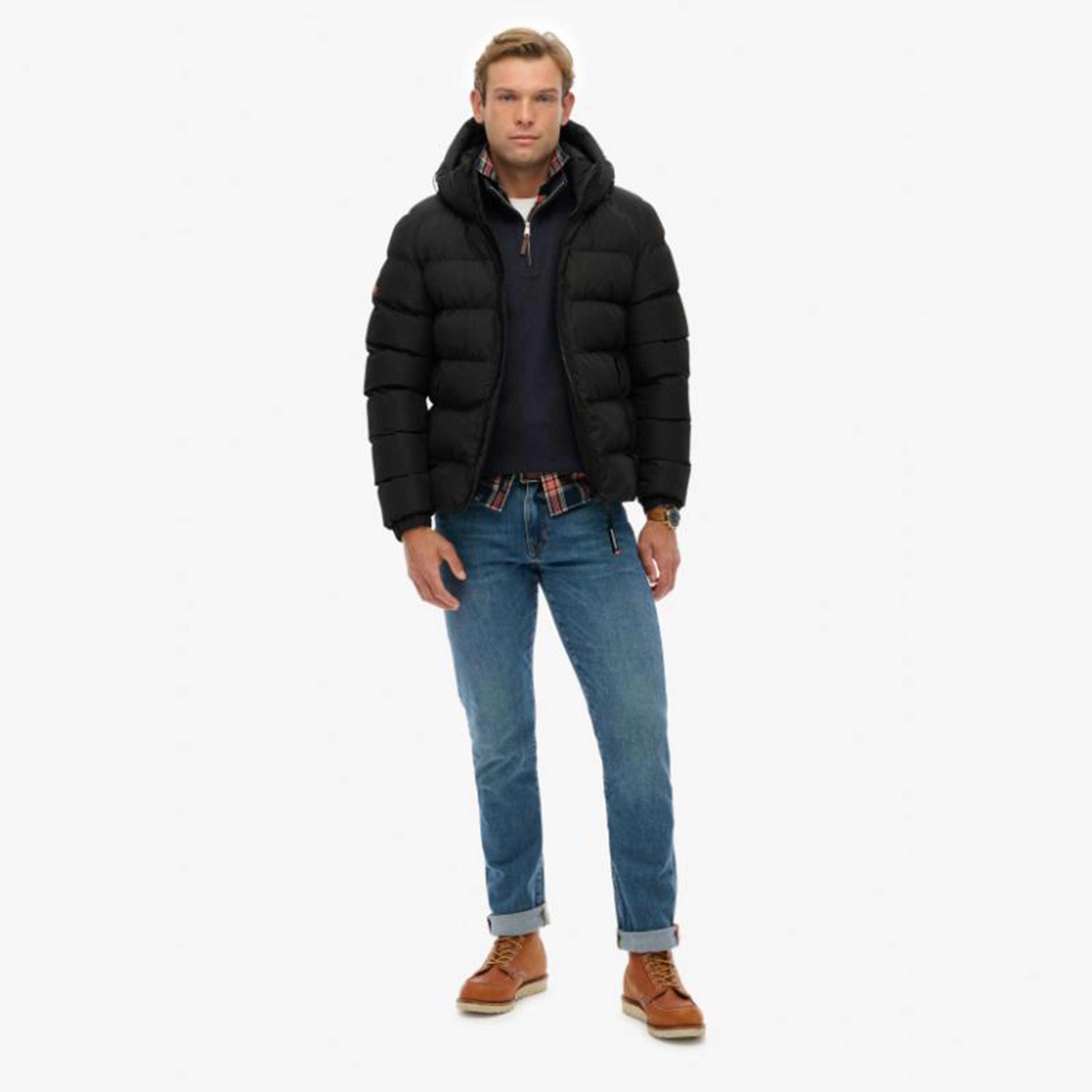 جاكيت رجالي مبطن سادة بأكمام طويلة وغطاء رأس من سوبر دراي-men-clothing-jacketsandblazers-jackets-image-2