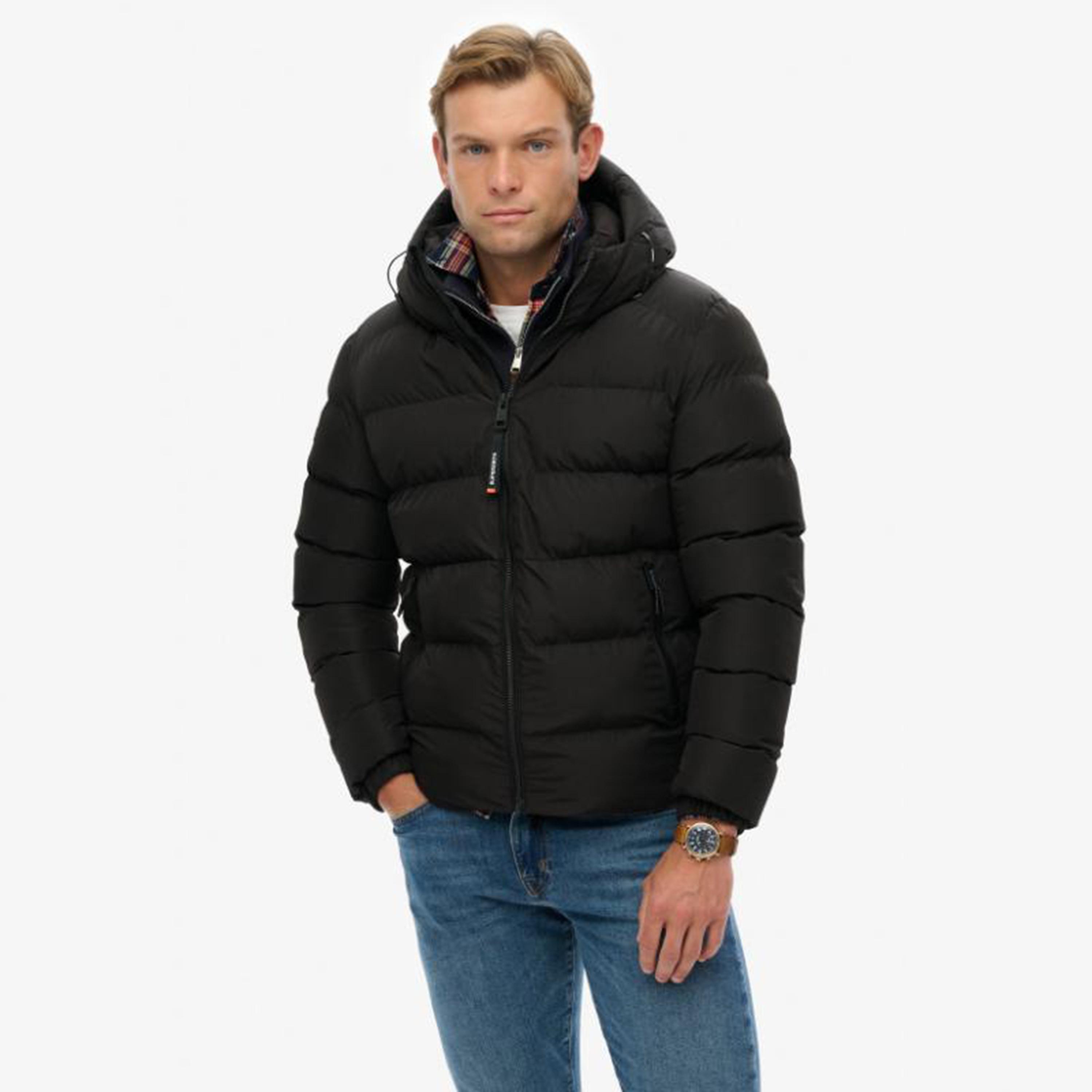 جاكيت رجالي مبطن سادة بأكمام طويلة وغطاء رأس من سوبر دراي-men-clothing-jacketsandblazers-jackets-image-4