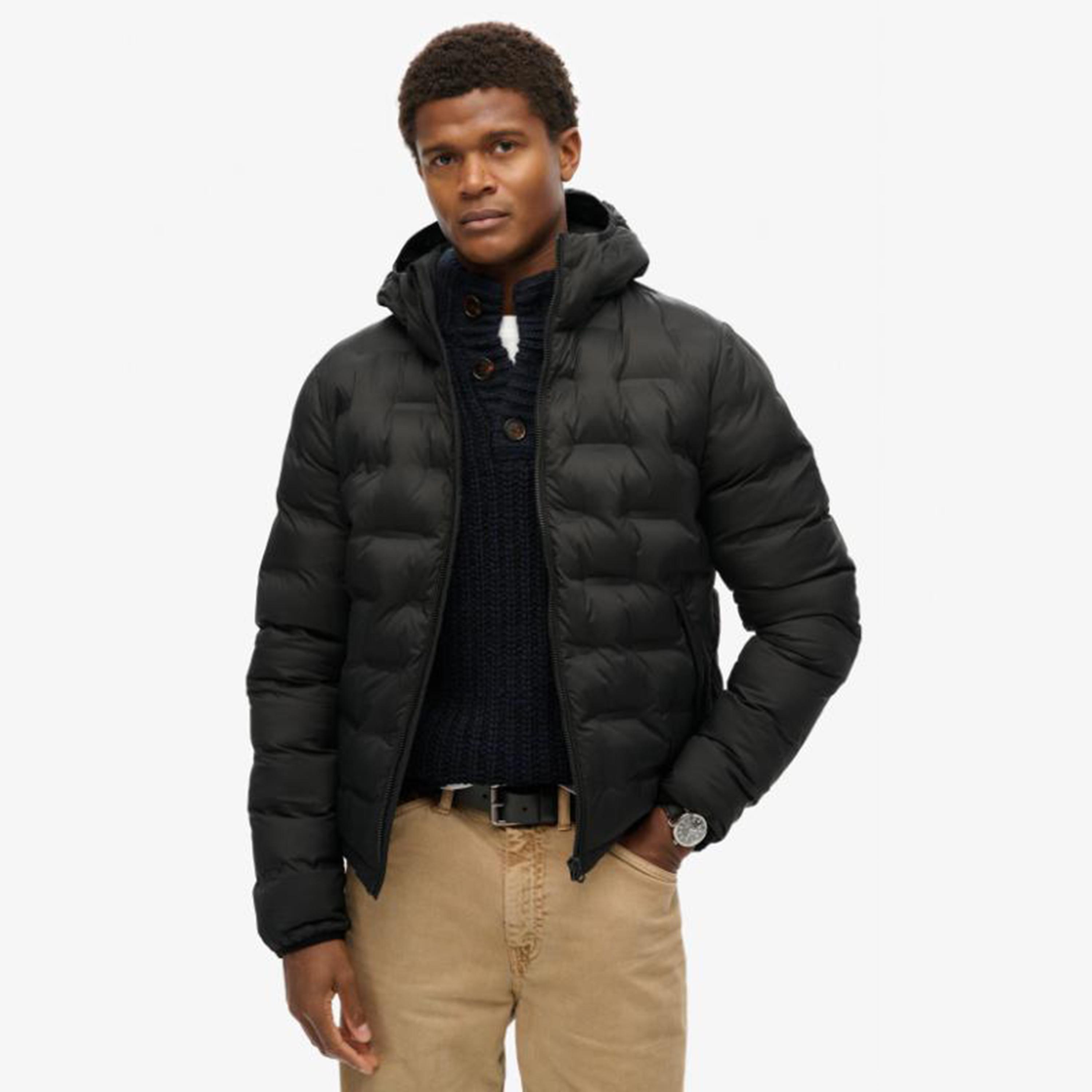 Superdry Plain Hooded Neck Long Sleeves Men's Puffer Jacket-men-clothing-jacketsandblazers-jackets-image-1