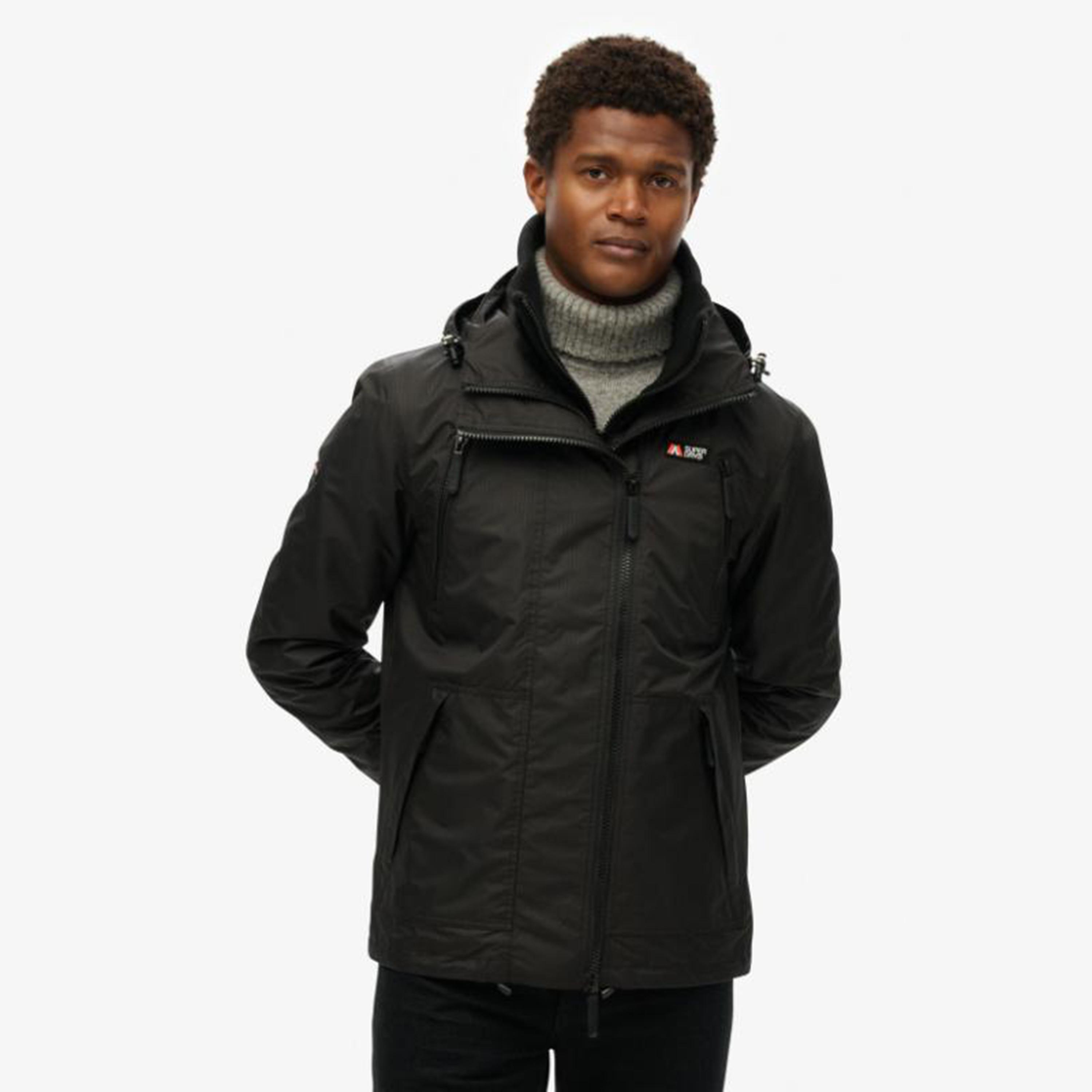 Superdry Plain Hooded Neck Long Sleeves Men's Windbreaker Jacket-men-clothing-jacketsandblazers-jackets-image-1