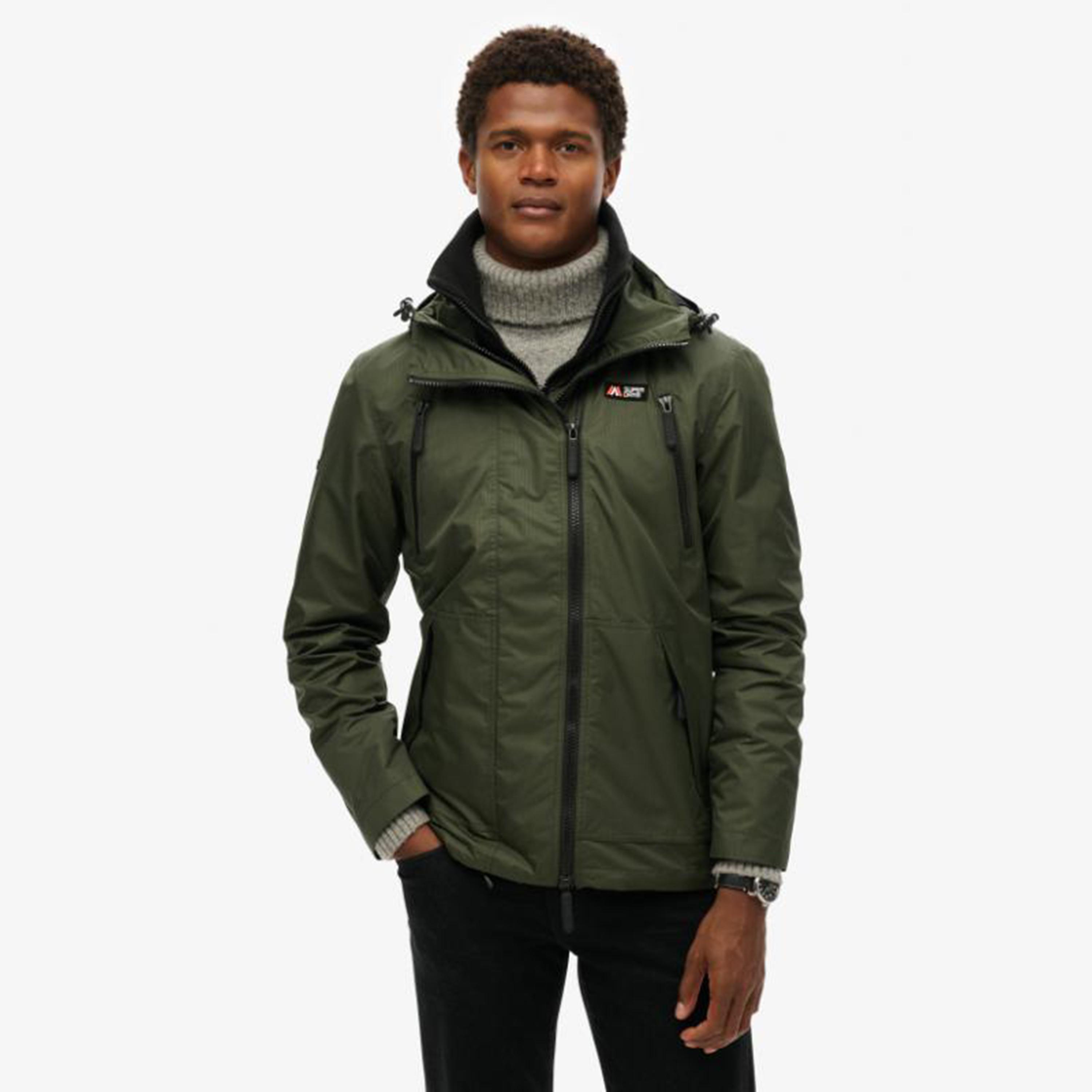 Superdry Plain Hooded Neck Long Sleeves Men's Windbreaker Jacket-men-clothing-jacketsandblazers-jackets-image-1