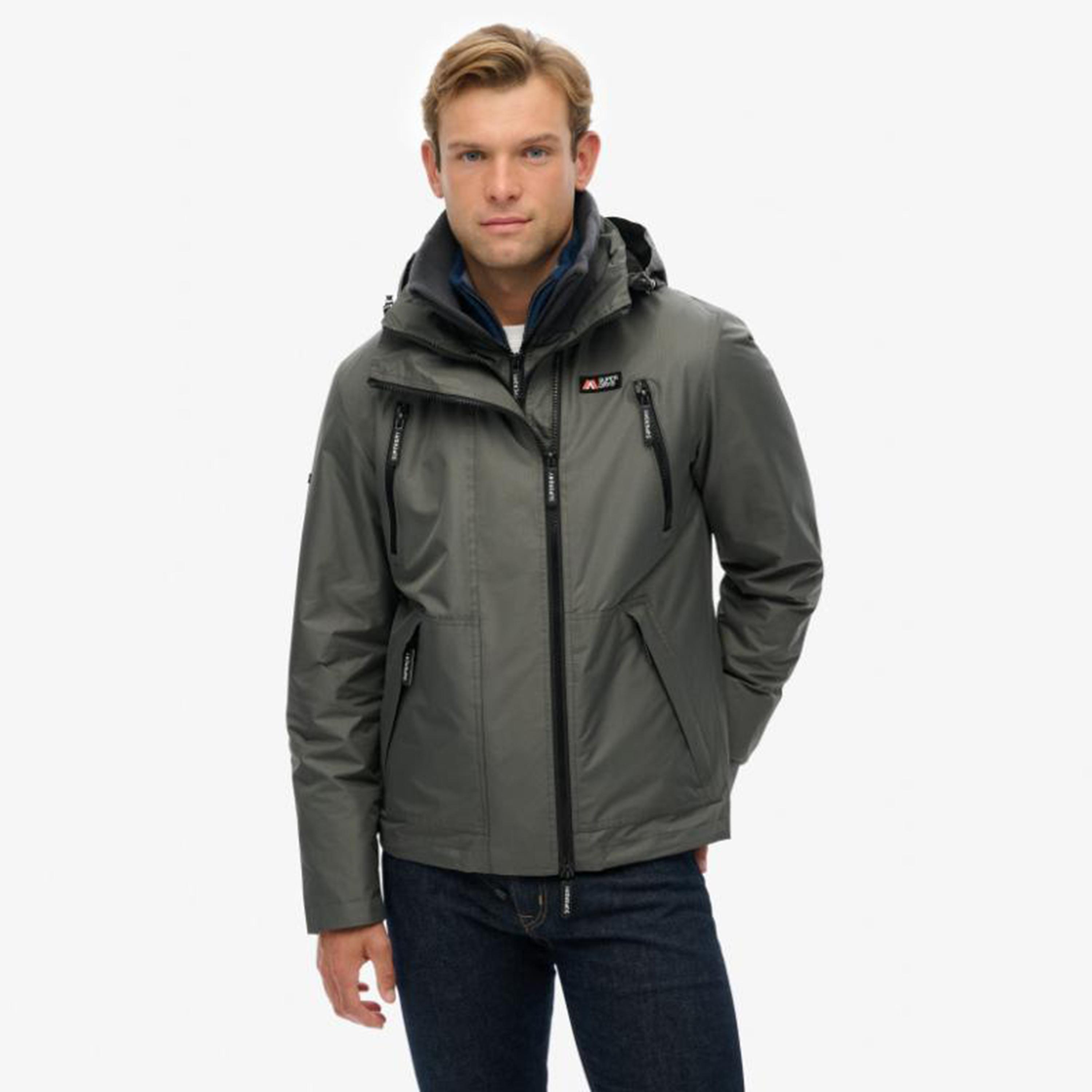 Superdry Plain Hooded Neck Long Sleeves Men's Windbreaker Jacket-men-clothing-jacketsandblazers-jackets-image-1