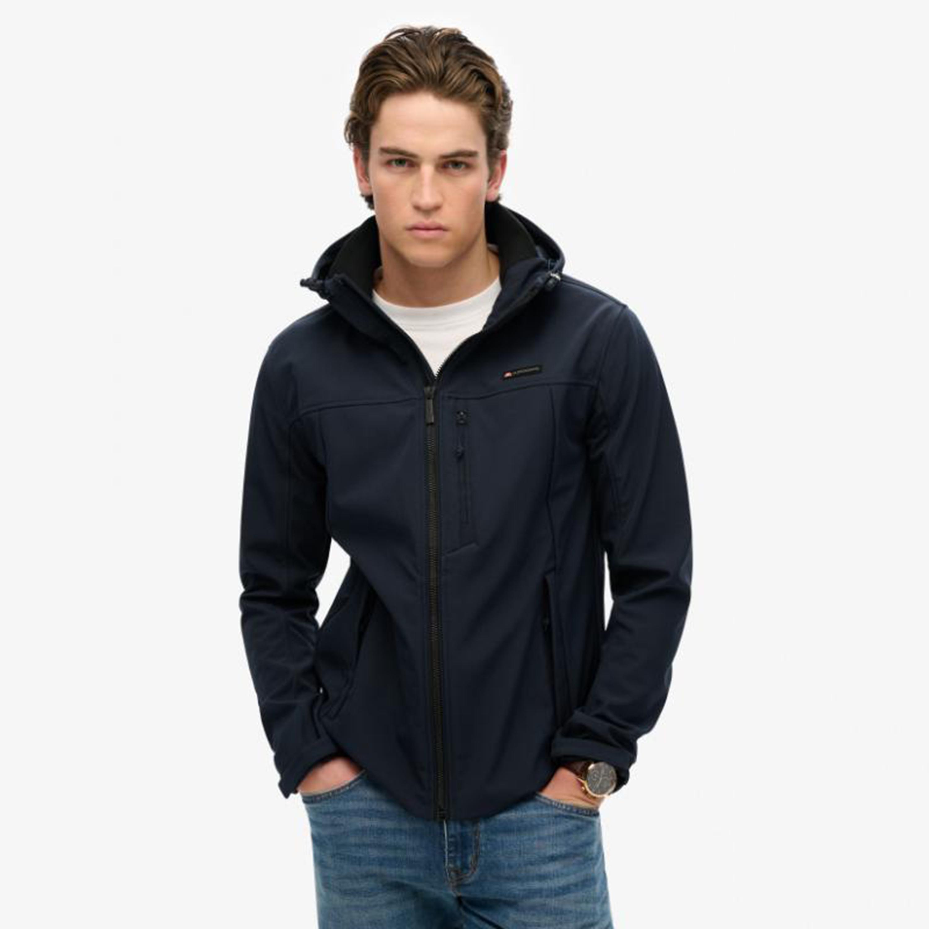 Superdry Plain Hooded Neck Long Sleeves Men's Trekker Jacket-men-clothing-jacketsandblazers-jackets-image-1
