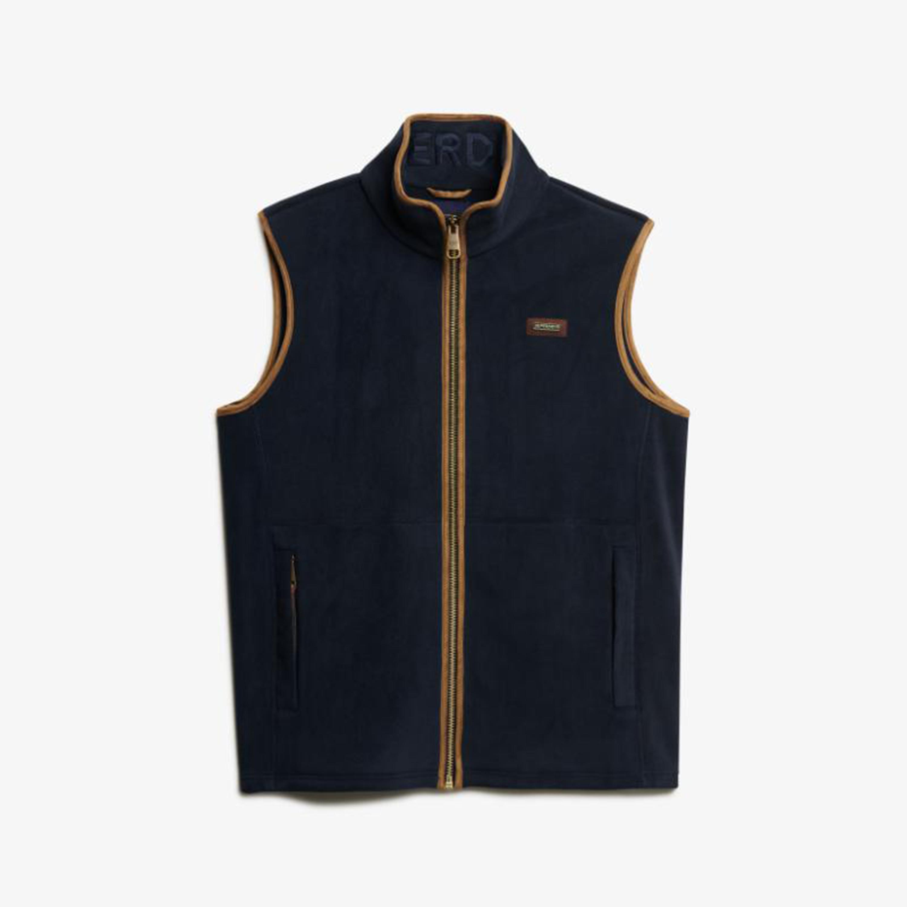 جيليه رجالي سادة بدون أكمام وبياقة عالية من سوبر دراي-men-clothing-jacketsandblazers-jackets-image-5