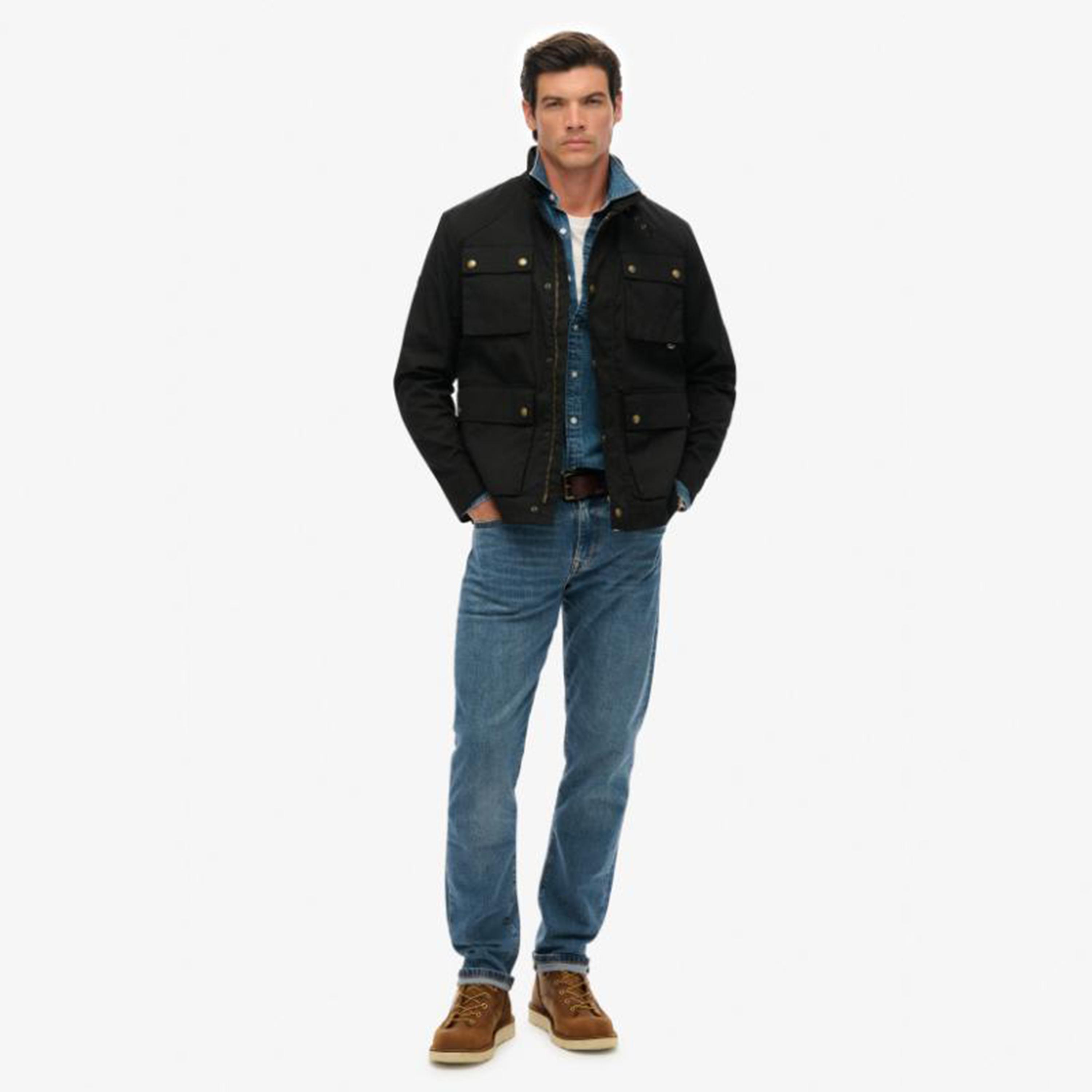 Superdry Plain Collared Long Sleeves Men's Racer Jacket-men-clothing-jacketsandblazers-jackets-image-2