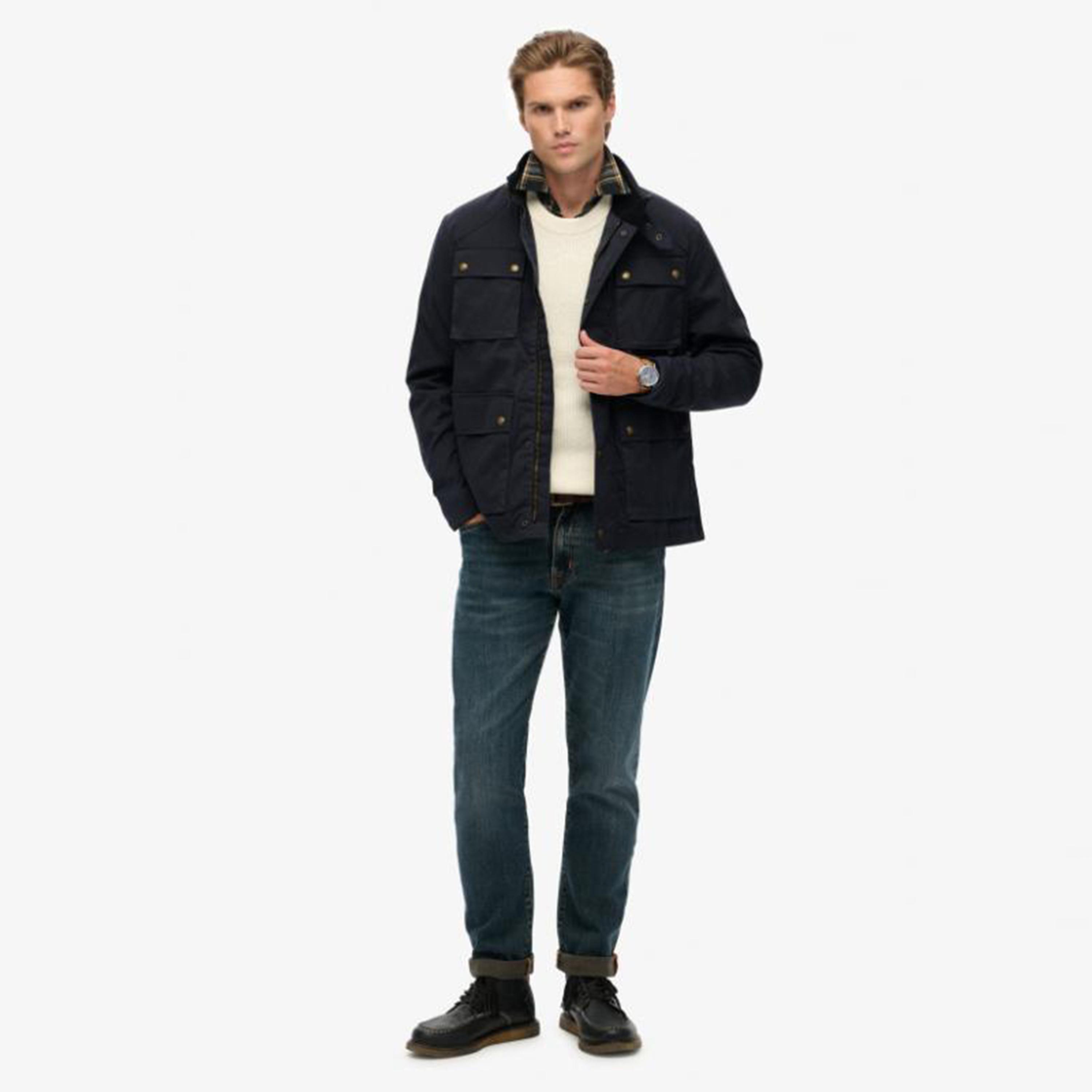 Superdry Plain High Neck Long Sleeves Men's Racer Jacket-men-clothing-jacketsandblazers-jackets-image-2