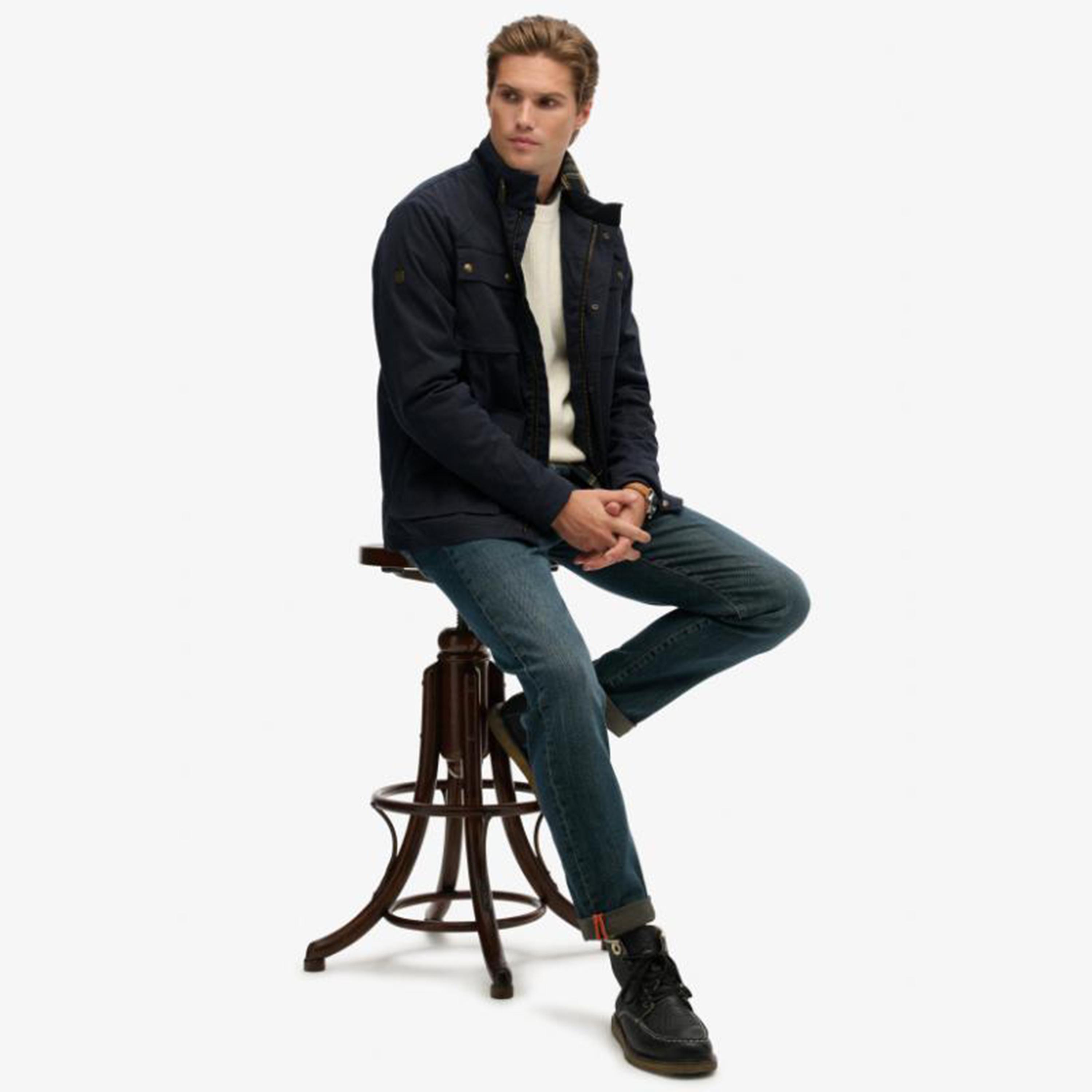 Superdry Plain High Neck Long Sleeves Men's Racer Jacket-men-clothing-jacketsandblazers-jackets-image-4
