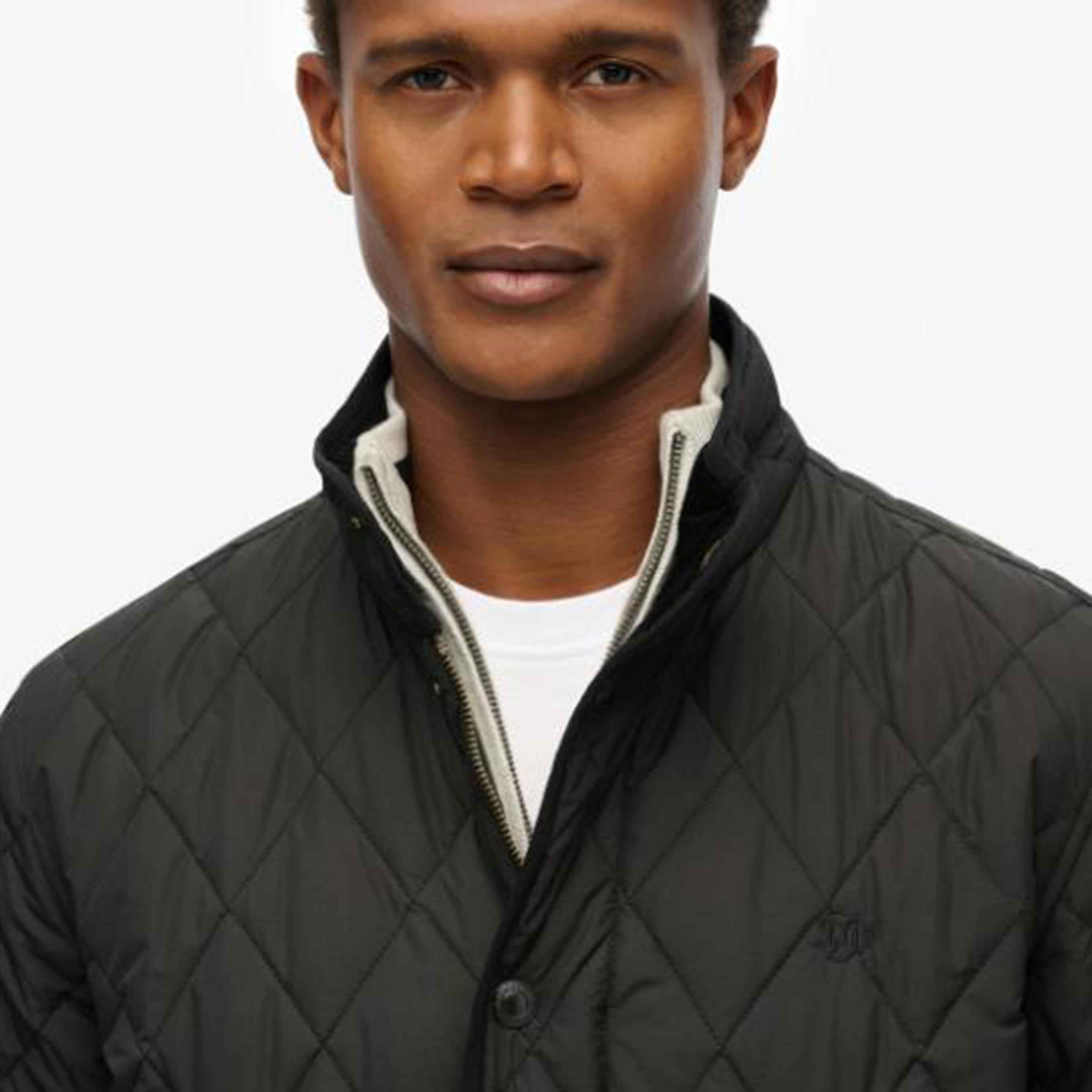 Superdry Plain High Neck Long Sleeves Men's Quilted Jacket-men-clothing-jacketsandblazers-jackets-image-3