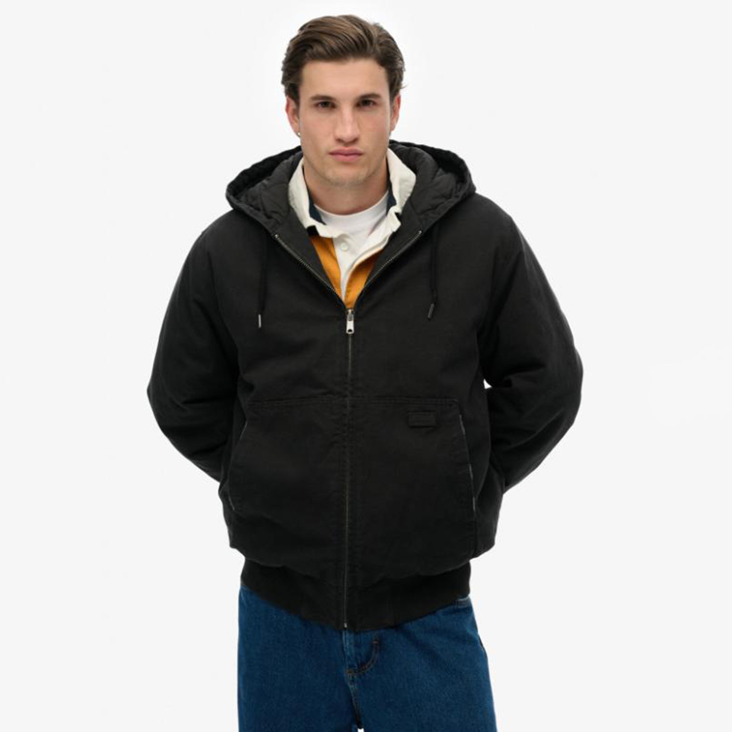 Superdry Plain Hooded Neck Long Sleeves Men's Jacket-men-clothing-jacketsandblazers-jackets-image-1