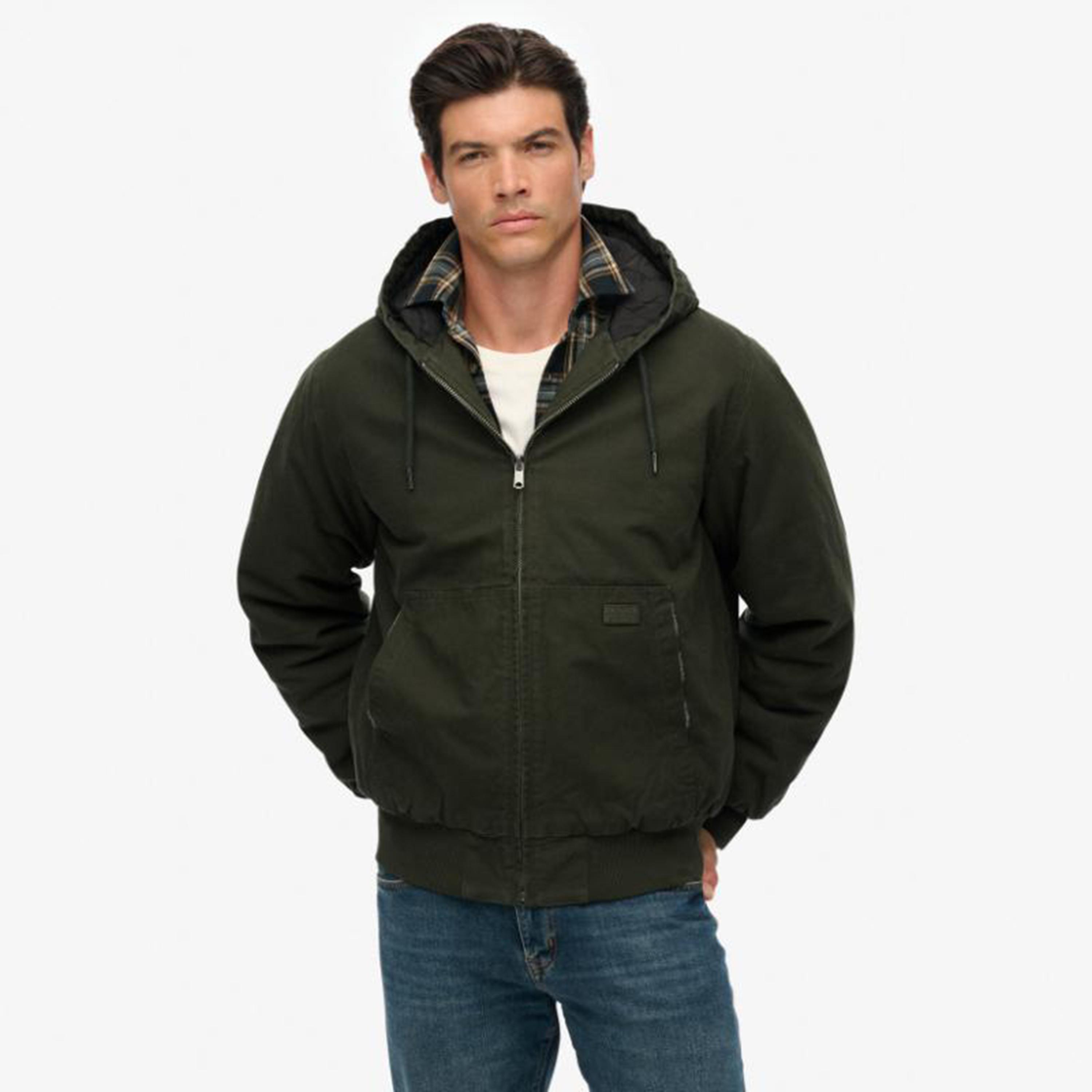 Superdry Plain Hooded Neck Long Sleeves Men's Jacket-men-clothing-jacketsandblazers-jackets-image-1