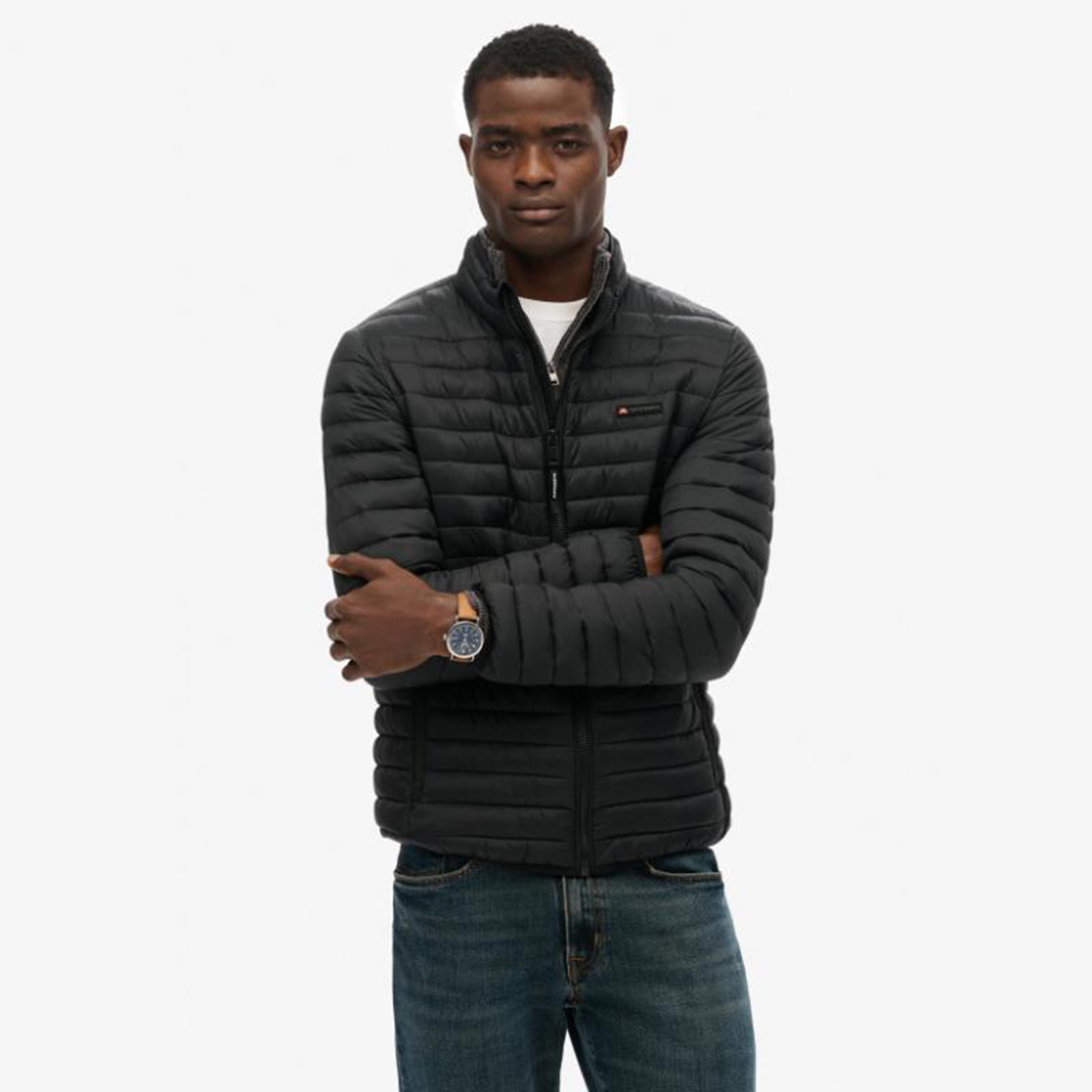 Superdry Plain High Neck Long Sleeves Men's Puffer Jacket-men-clothing-jacketsandblazers-jackets-image-1