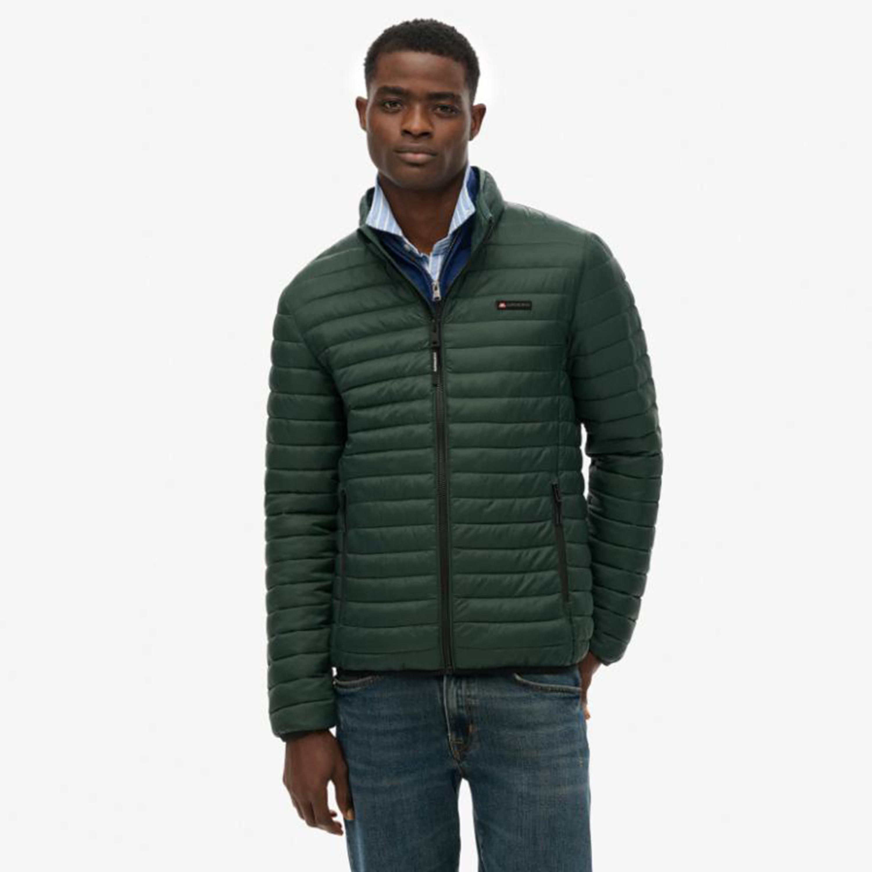 Superdry Plain High Neck Long Sleeves Men's Puffer Jacket-men-clothing-jacketsandblazers-jackets-image-1