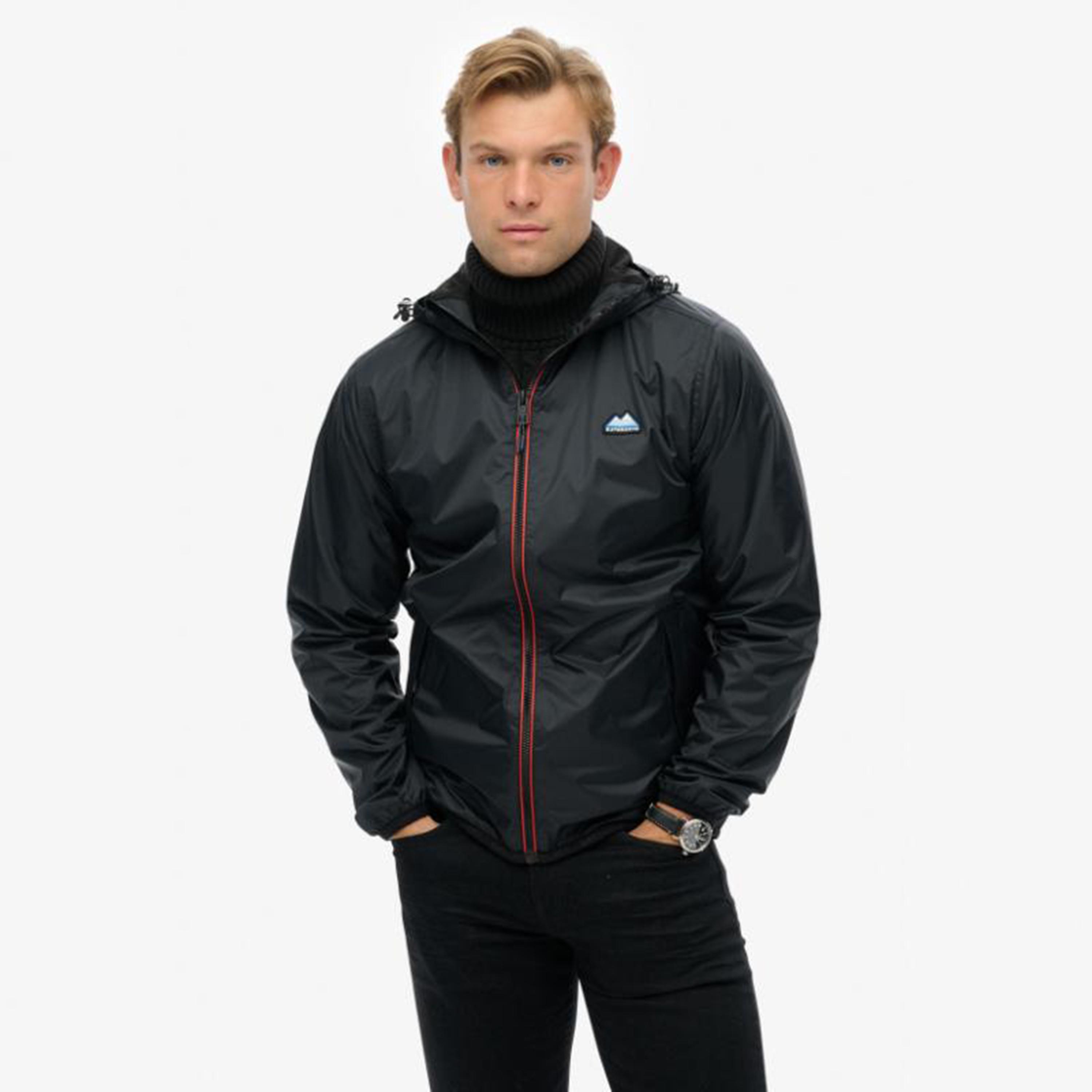 Superdry Plain Hooded Neck Long Sleeves Men's Windbreaker Jacket-men-clothing-jacketsandblazers-jackets-image-1