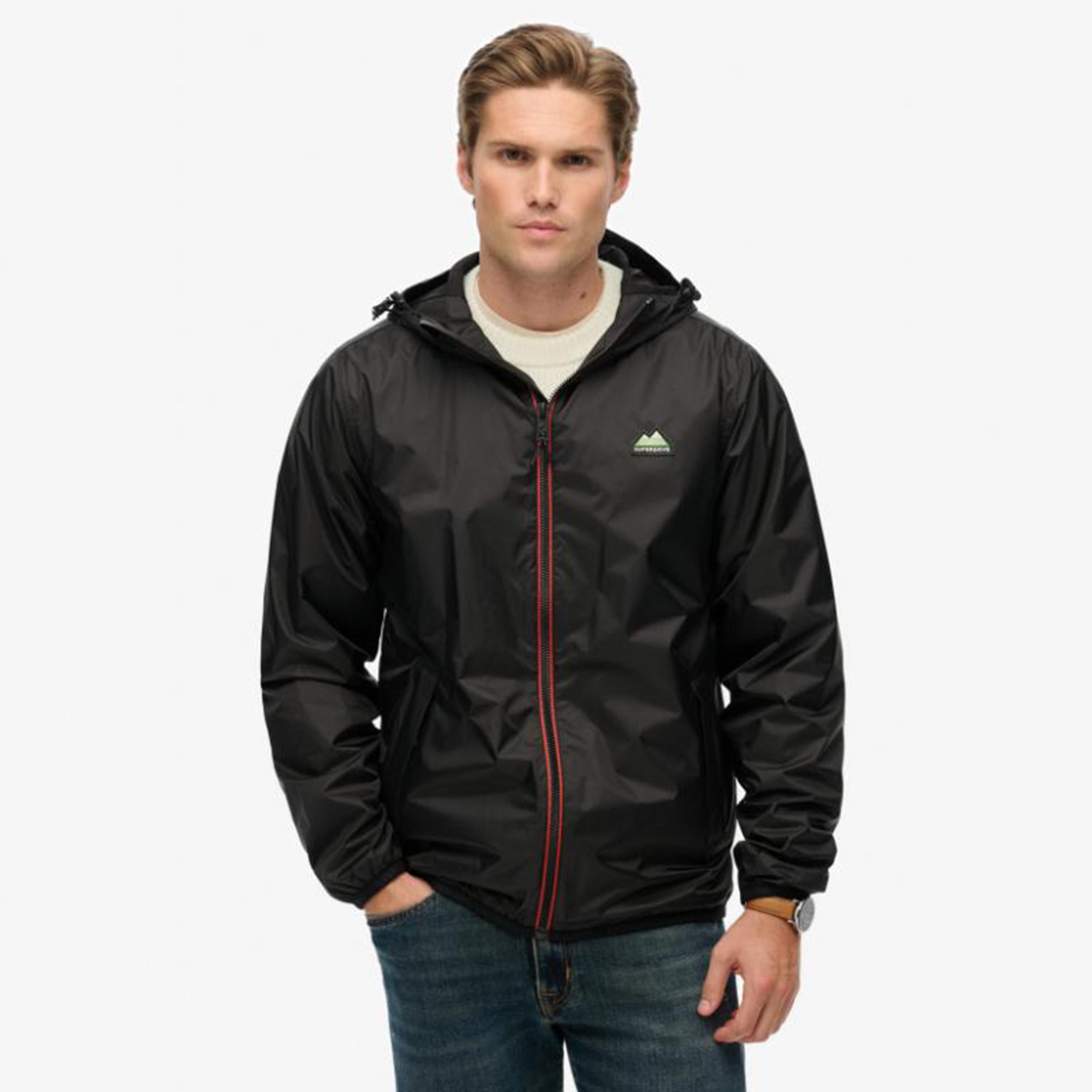 Superdry Plain Hooded Neck Long Sleeves Men's Windbreaker Jacket-men-clothing-jacketsandblazers-jackets-image-1