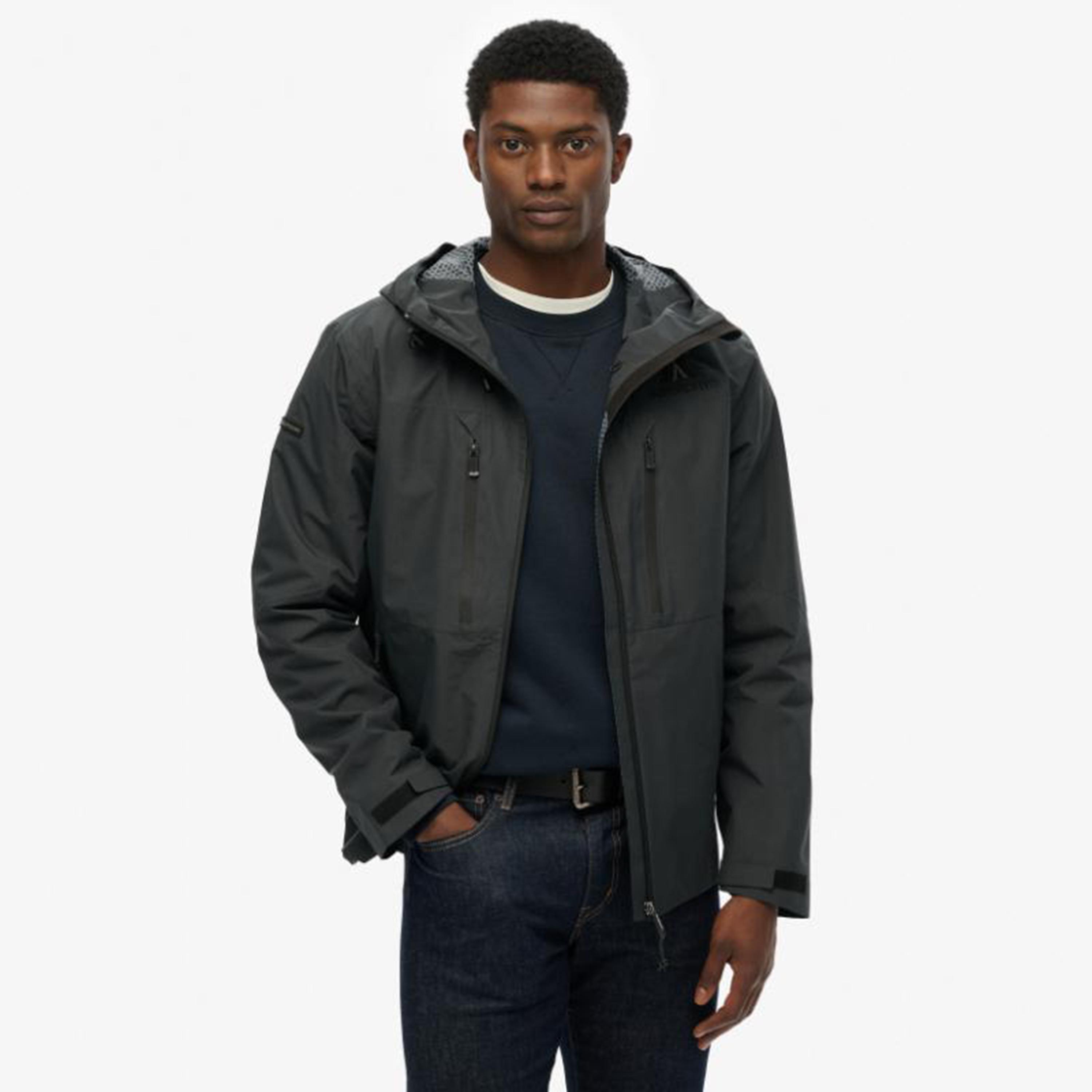 Superdry Plain Hooded Neck Long Sleeves Men's Waterproof Jacket-men-clothing-jacketsandblazers-jackets-image-4