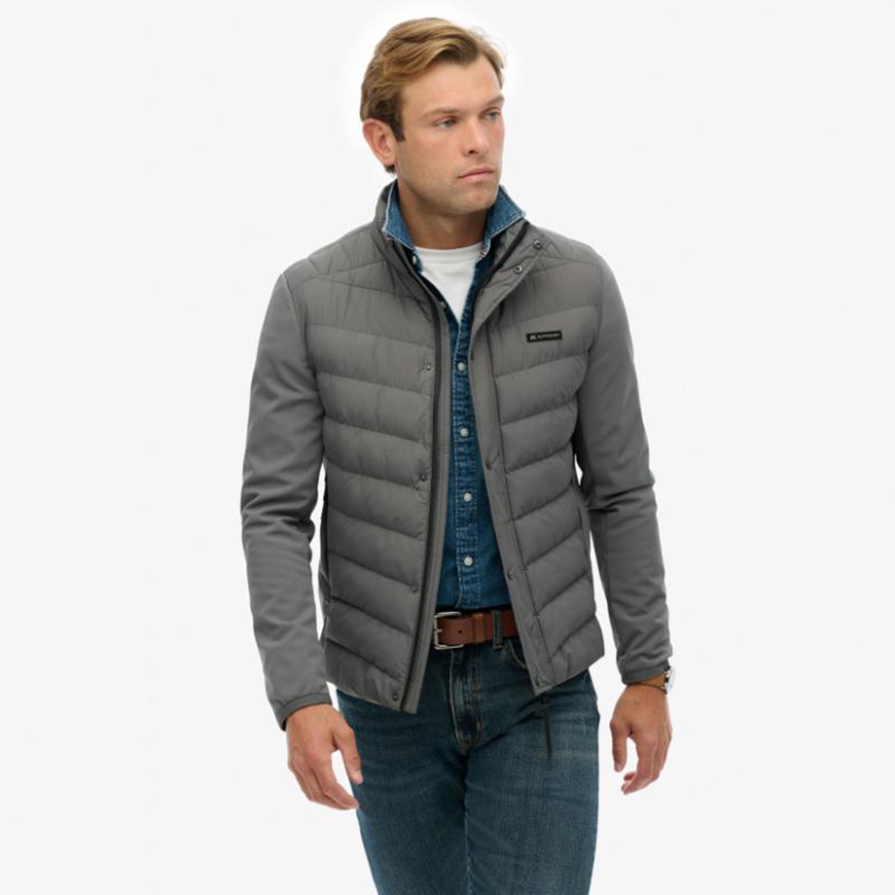 Superdry Plain High Neck Long Sleeves Men's Puffer Jacket-men-clothing-jacketsandblazers-jackets-image-4