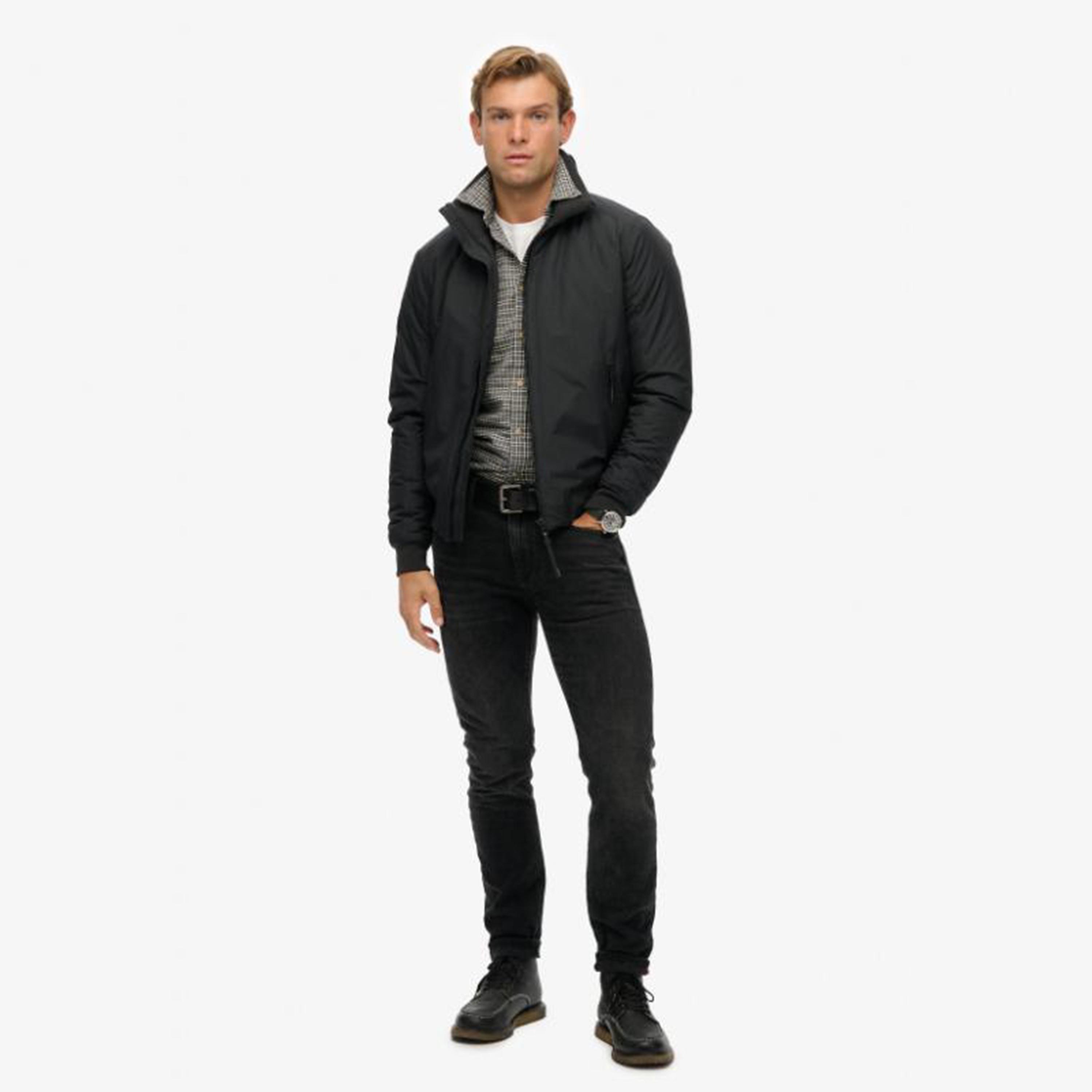 Superdry Plain High Neck Long Sleeves Men's Harrington Jacket-men-clothing-jacketsandblazers-jackets-image-2