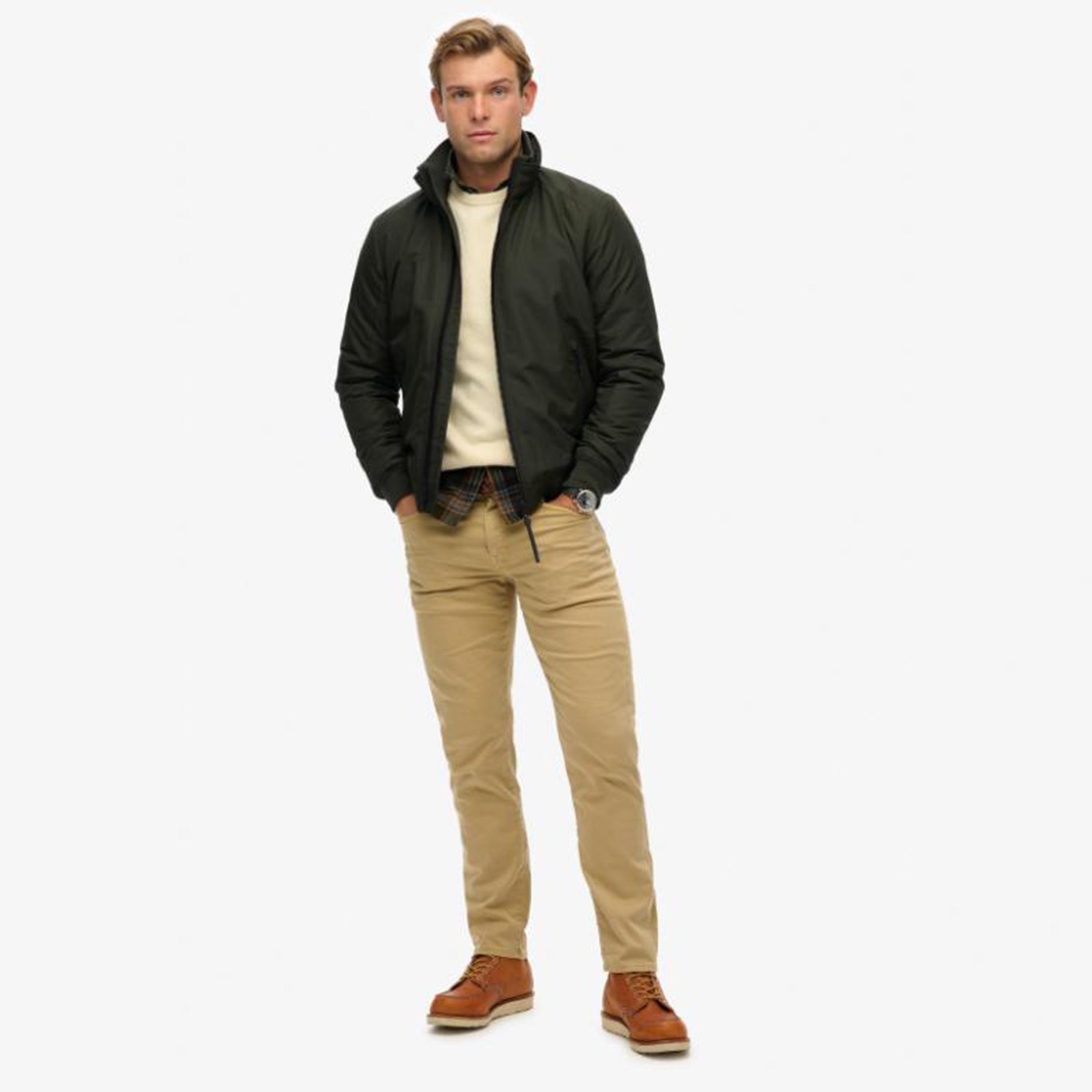Superdry Plain High Neck Long Sleeves Men's Harrington Jacket-men-clothing-jacketsandblazers-jackets-image-2