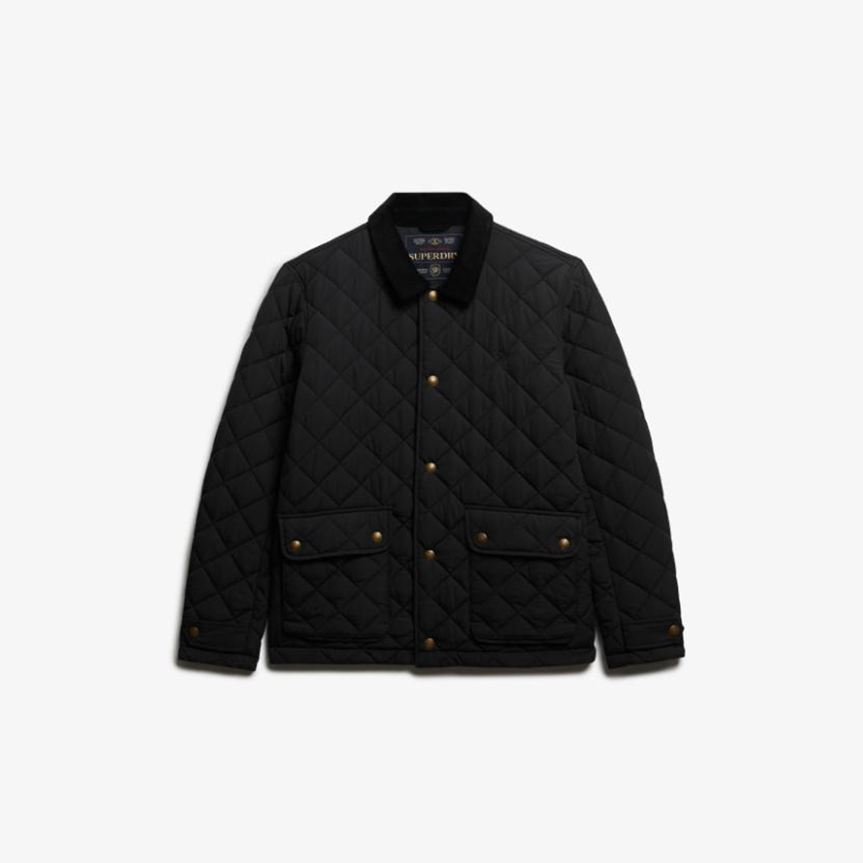 Superdry Plain Collared Long Sleeves Men's Quilted Jacket-men-clothing-jacketsandblazers-jackets-image-5