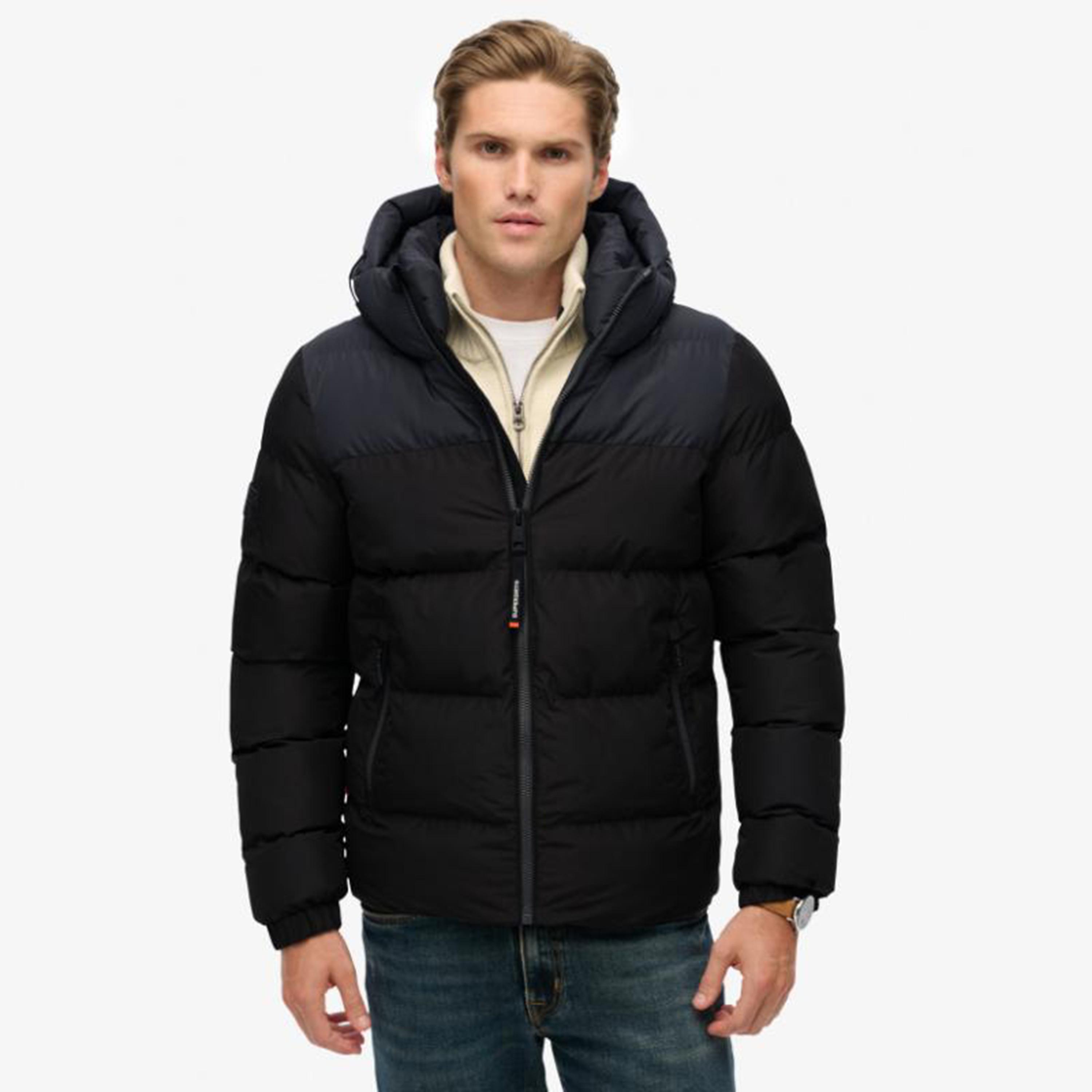 جاكيت رجالي مبطن بألوان متداخلة وبأكمام طويلة وغطاء رأس من سوبر دراي-men-clothing-jacketsandblazers-jackets-image-1