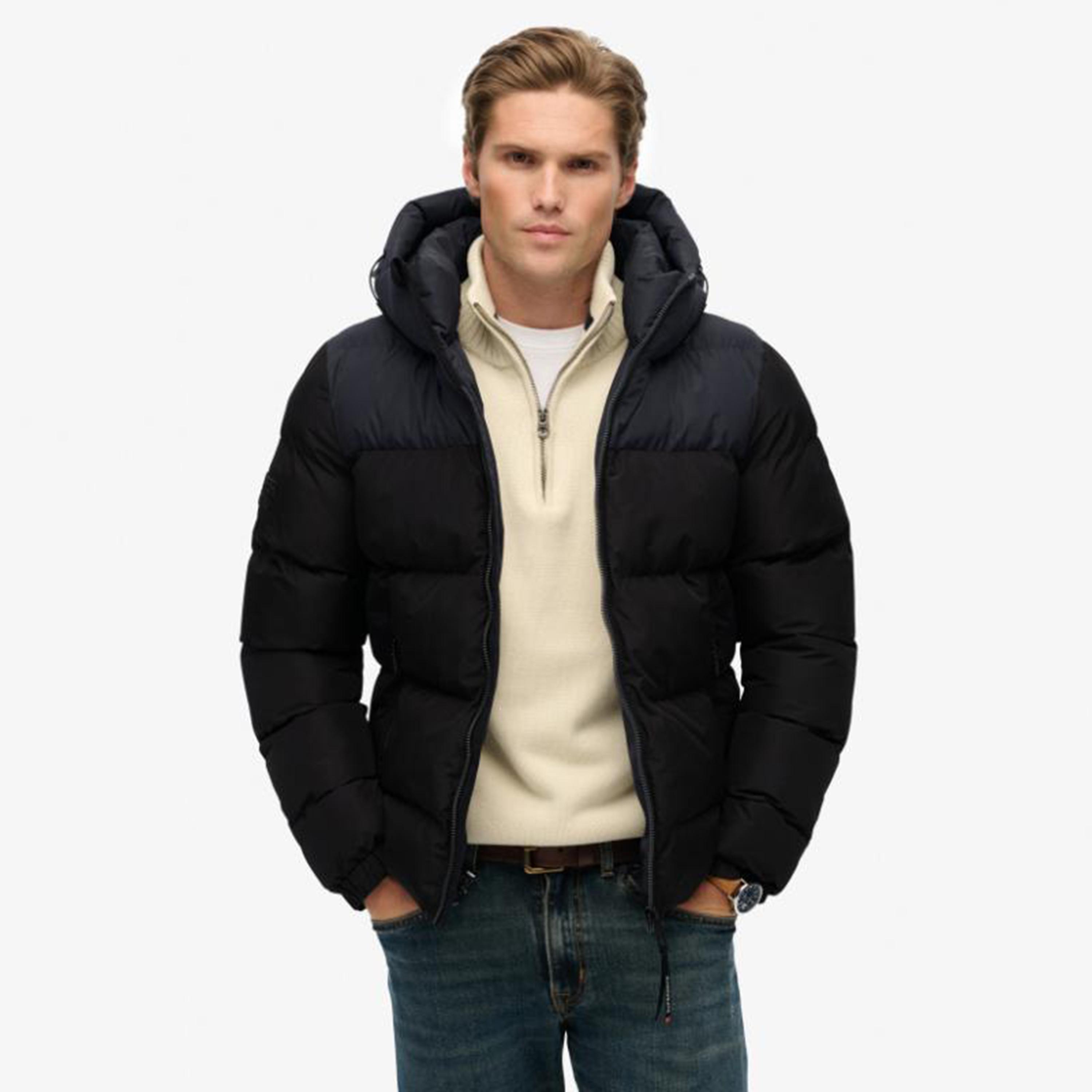 جاكيت رجالي مبطن بألوان متداخلة وبأكمام طويلة وغطاء رأس من سوبر دراي-men-clothing-jacketsandblazers-jackets-image-5
