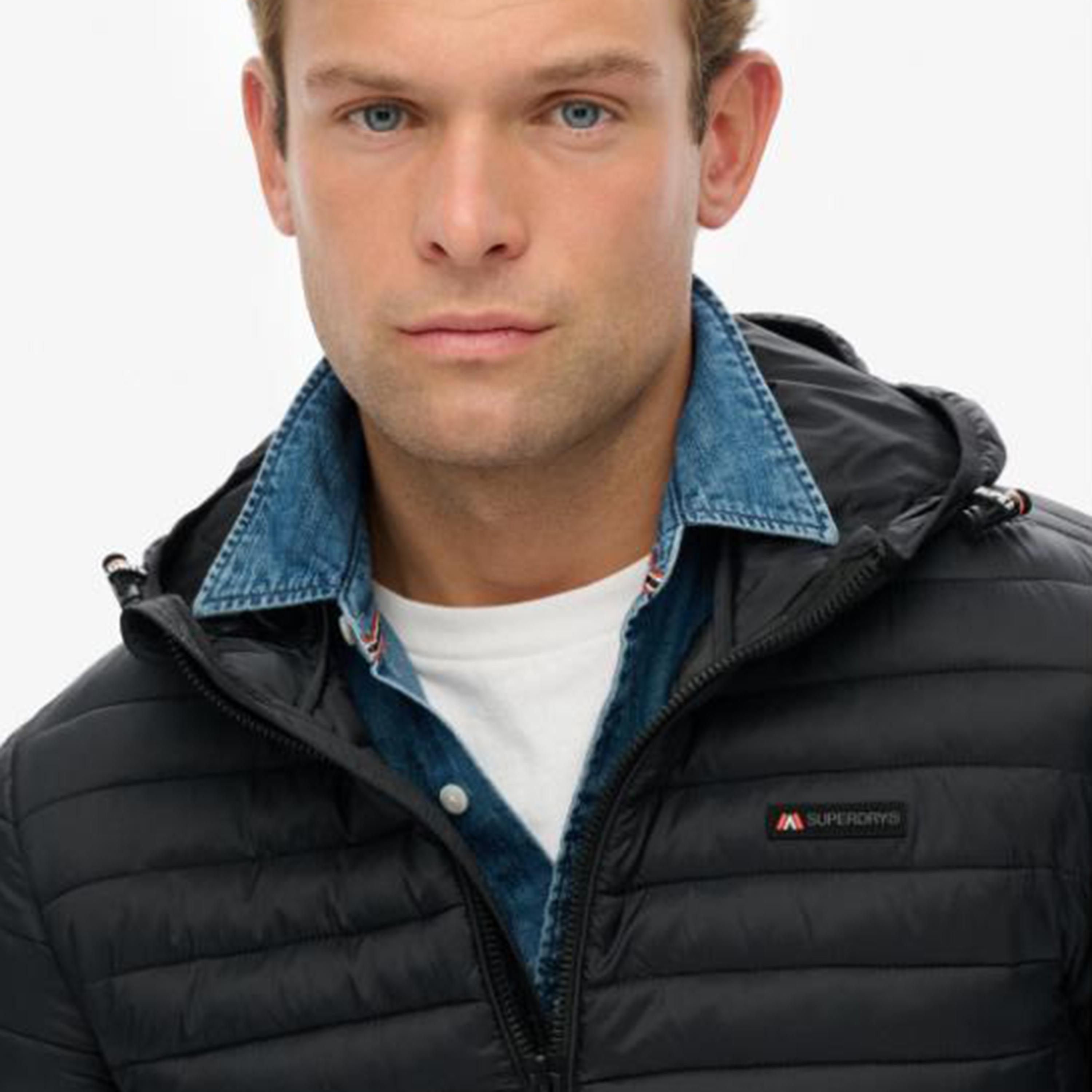 Superdry Plain Collared Long Sleeves Men's Puffer Jacket-men-clothing-jacketsandblazers-jackets-image-3