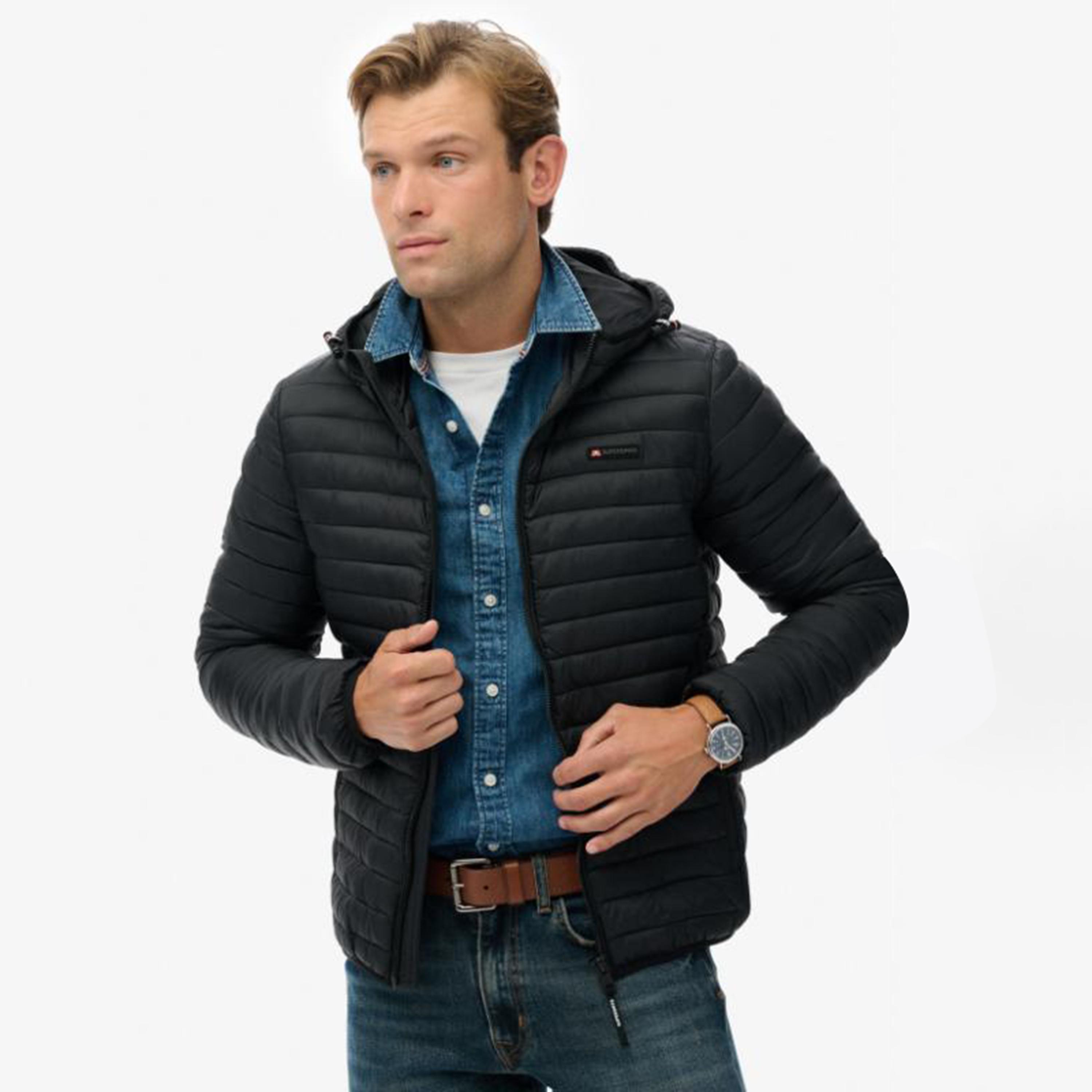Superdry Plain Collared Long Sleeves Men's Puffer Jacket-men-clothing-jacketsandblazers-jackets-image-4