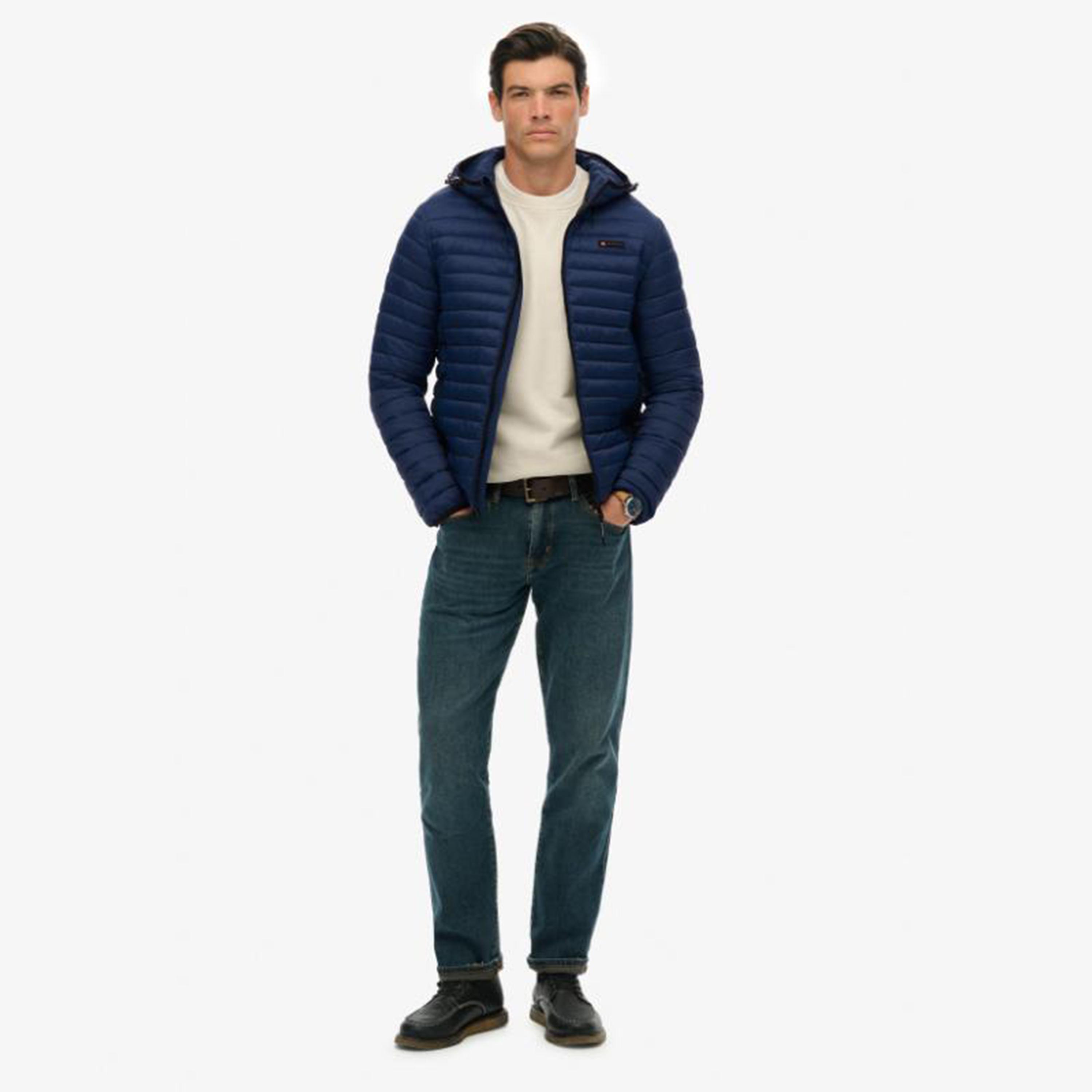 جاكيت رجالي مبطن سادة بأكمام طويلة وياقة من سوبر دراي-men-clothing-jacketsandblazers-jackets-image-2