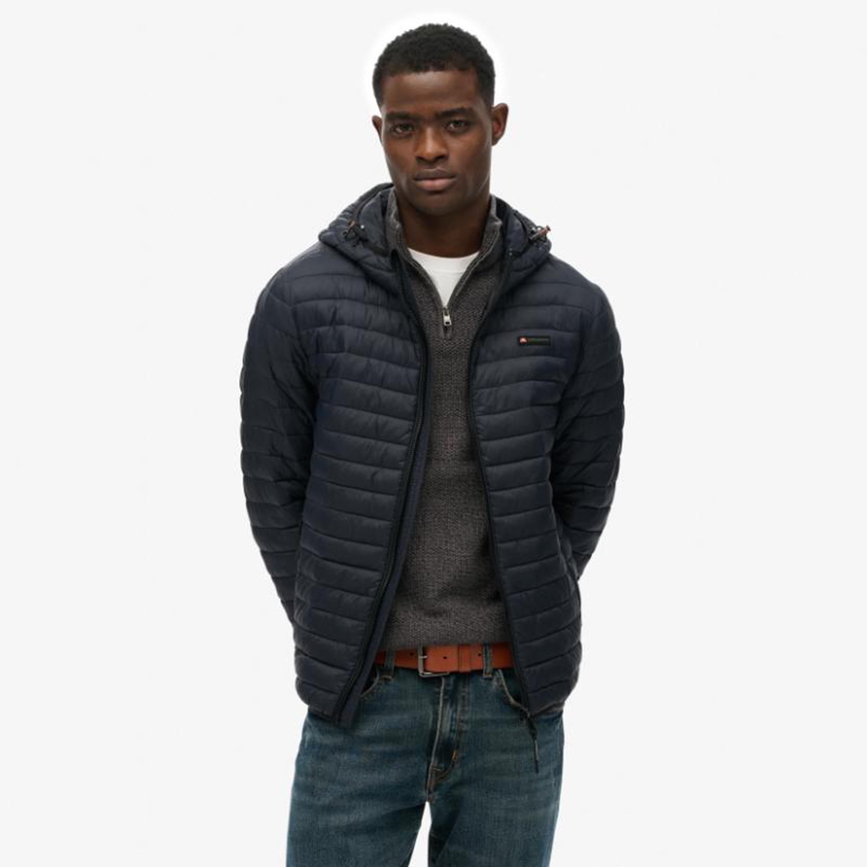 Superdry Plain Collared Long Sleeves Men's Puffer Jacket-men-clothing-jacketsandblazers-jackets-image-4