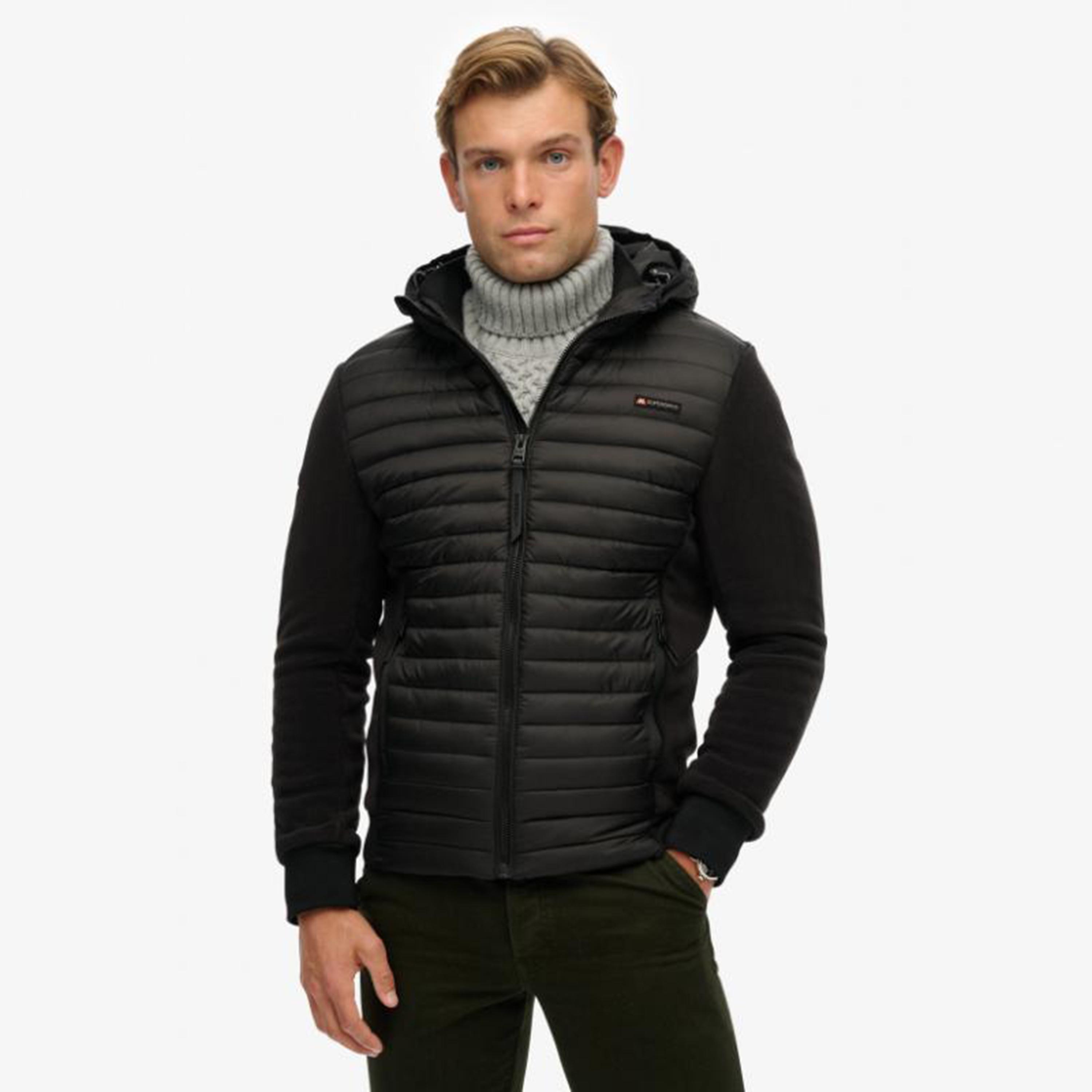 Superdry Plain Collared Long Sleeves Men's Puffer Jacket-men-clothing-jacketsandblazers-jackets-image-1