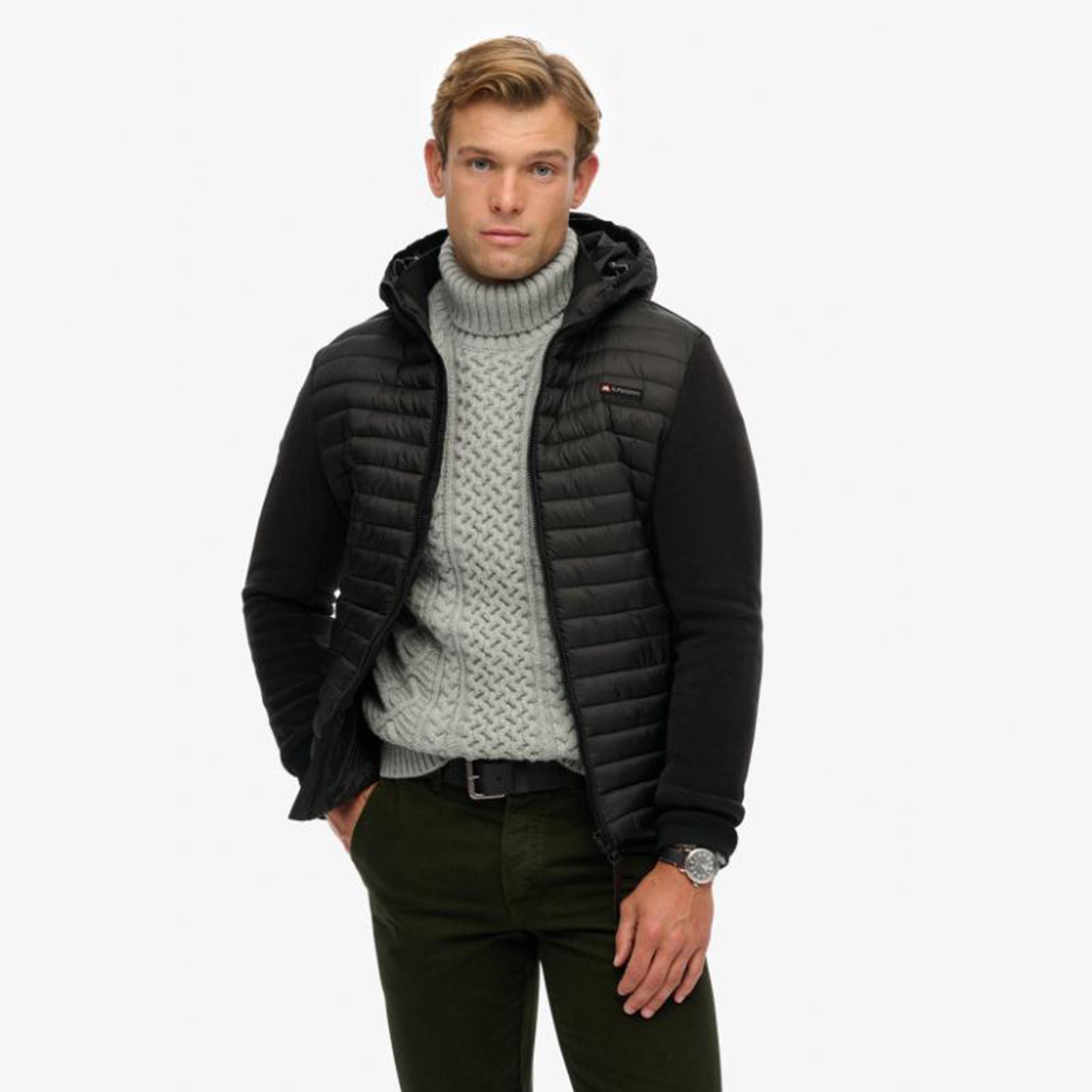 Superdry Plain Collared Long Sleeves Men's Puffer Jacket-men-clothing-jacketsandblazers-jackets-image-4