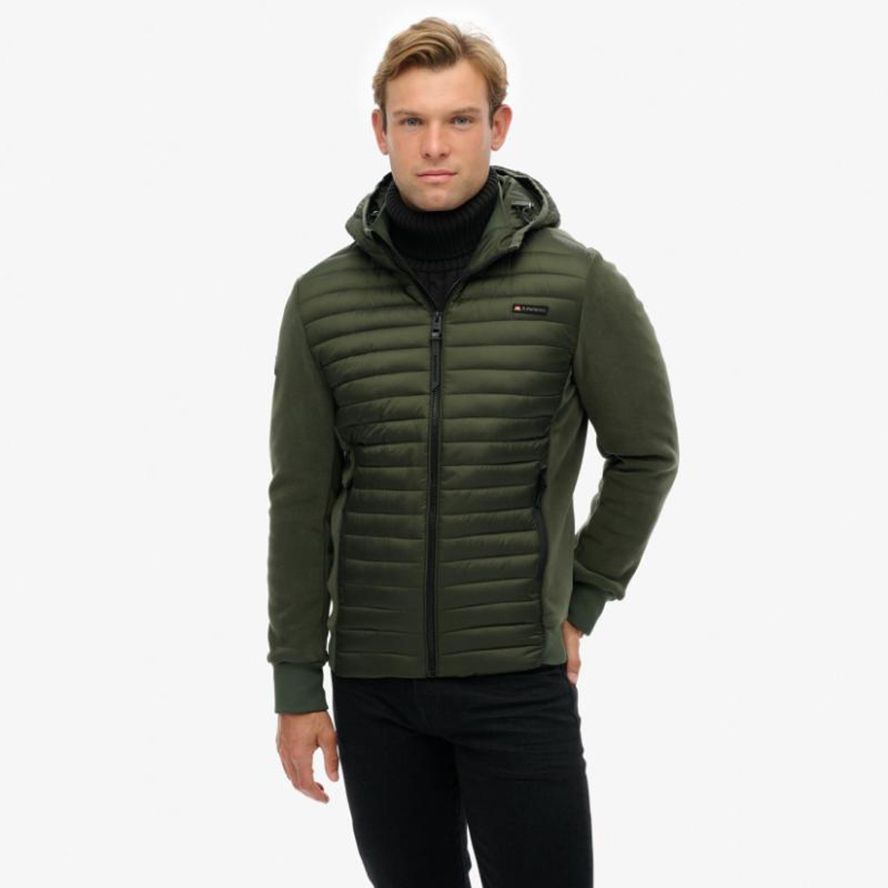 Superdry Plain Collared Long Sleeves Men's Puffer Jacket-men-clothing-jacketsandblazers-jackets-image-1