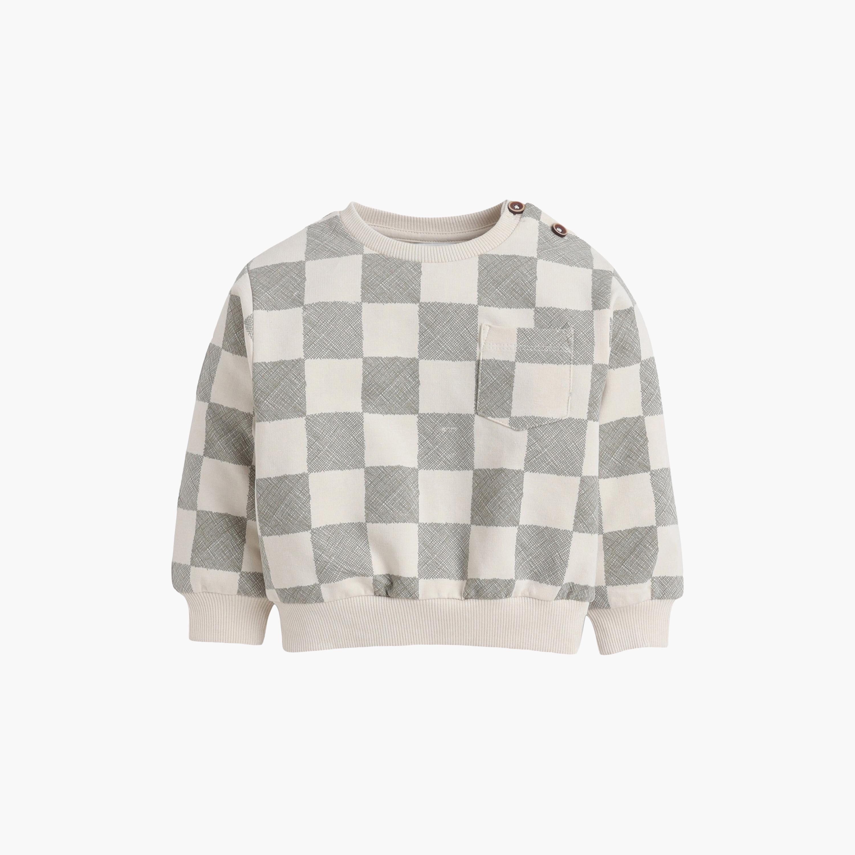 طقم سويت شيرت كاروهات بأكمام طويلة وبنطال جوجر من ديركجي-boys-clothing-setsandcoords-image-5