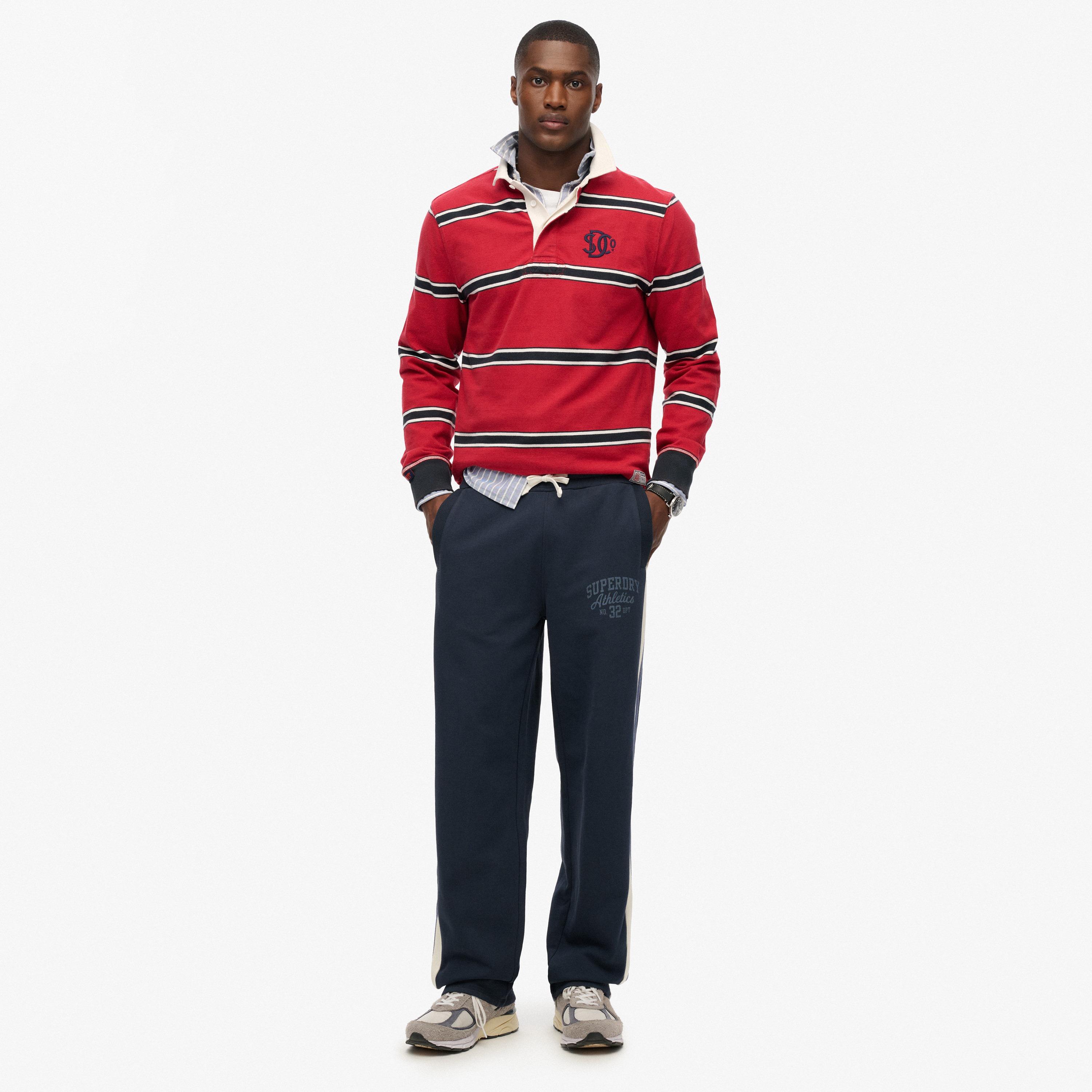 Superdry Side Striped Mid-Rise Drawstring Men's Track Pants-men-clothing-bottoms-joggers-image-2