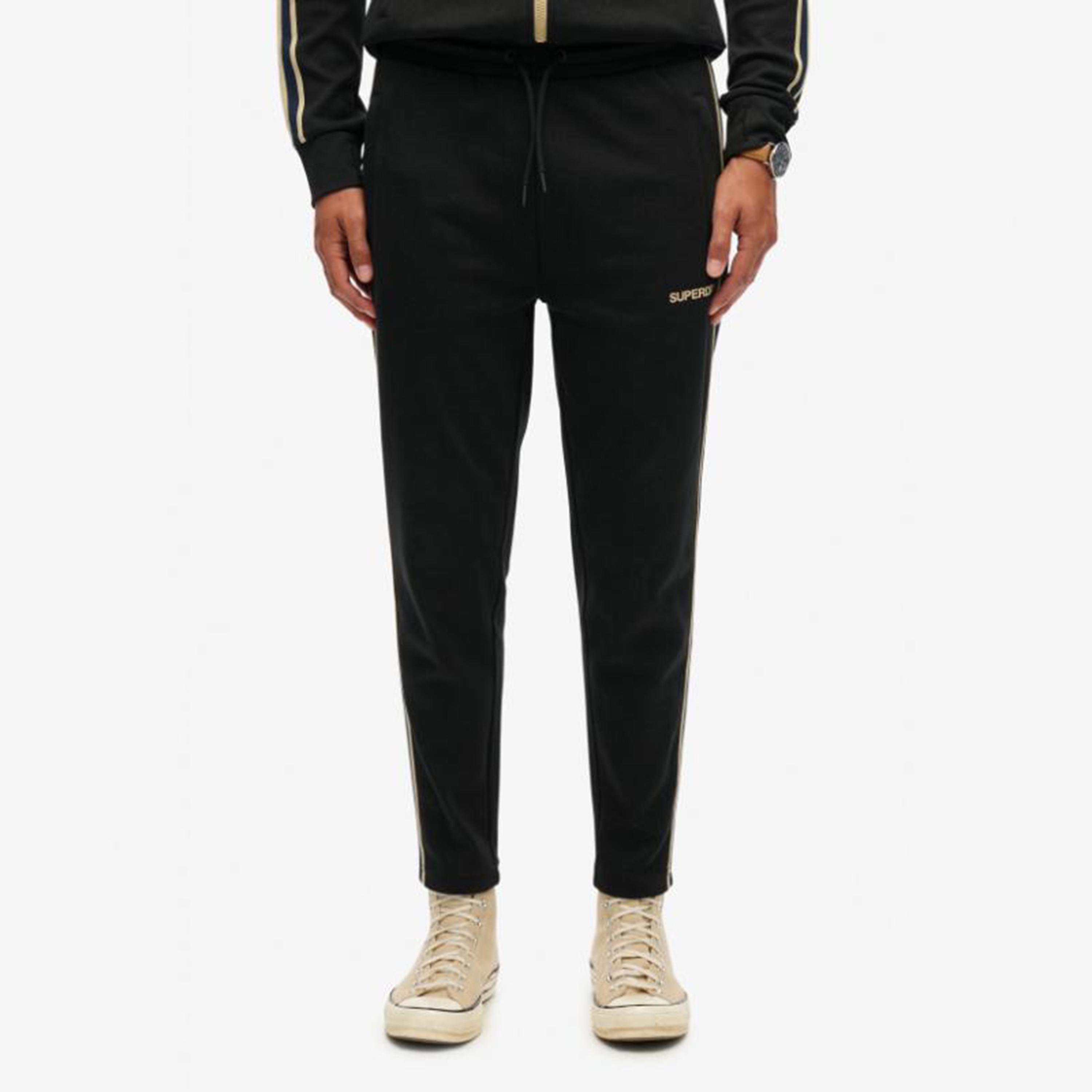 Superdry Side Striped Mid-Rise Drawstring Men's Track Pants-men-clothing-bottoms-joggers-image-1