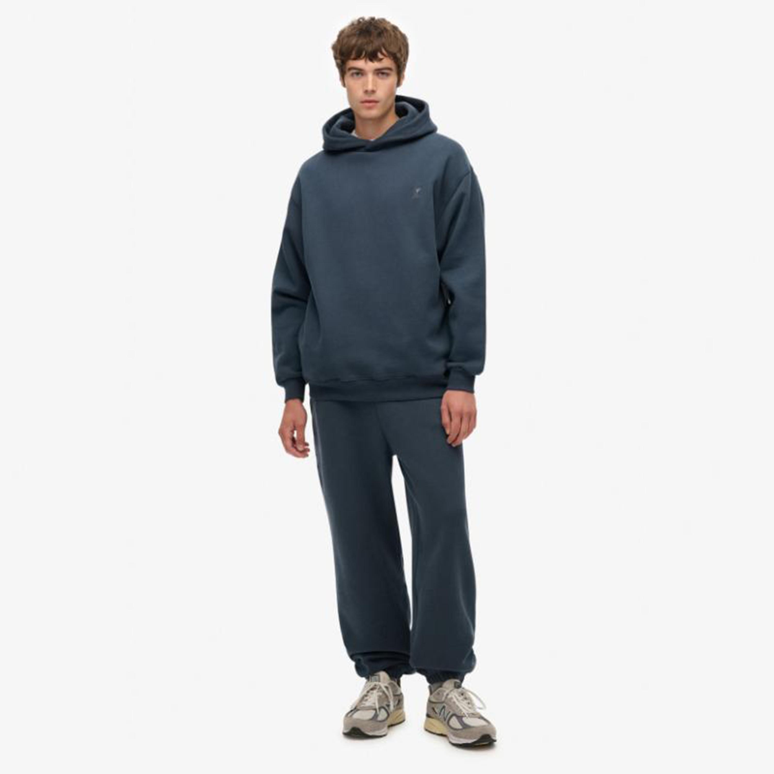 Superdry Plain Mid-Rise Drawstring Men's Joggers-men-clothing-bottoms-joggers-image-2