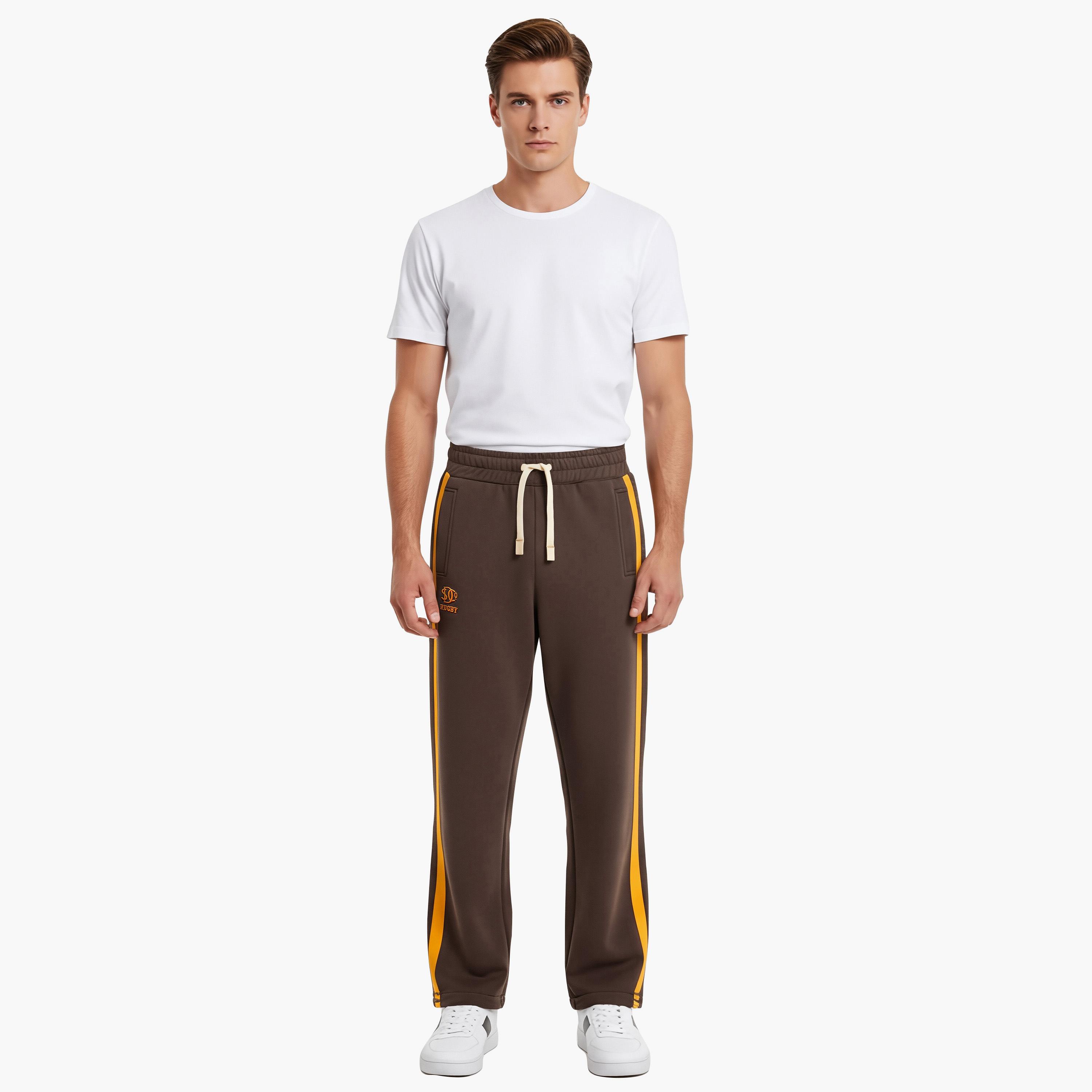 Superdry Side Striped Mid-Rise Drawstring Men's Track Pants-men-clothing-bottoms-joggers-image-2