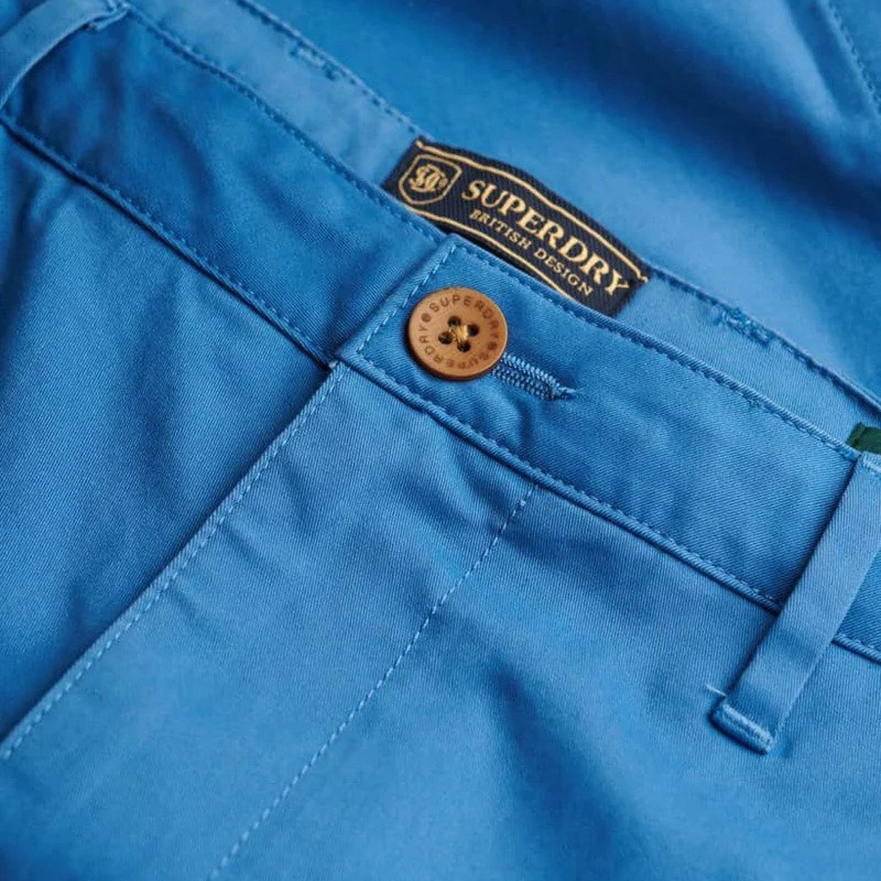 Superdry Plain Mid-Rise Button and Zip Fly Men's Chino Shorts-men-clothing-bottoms-shorts-image-5