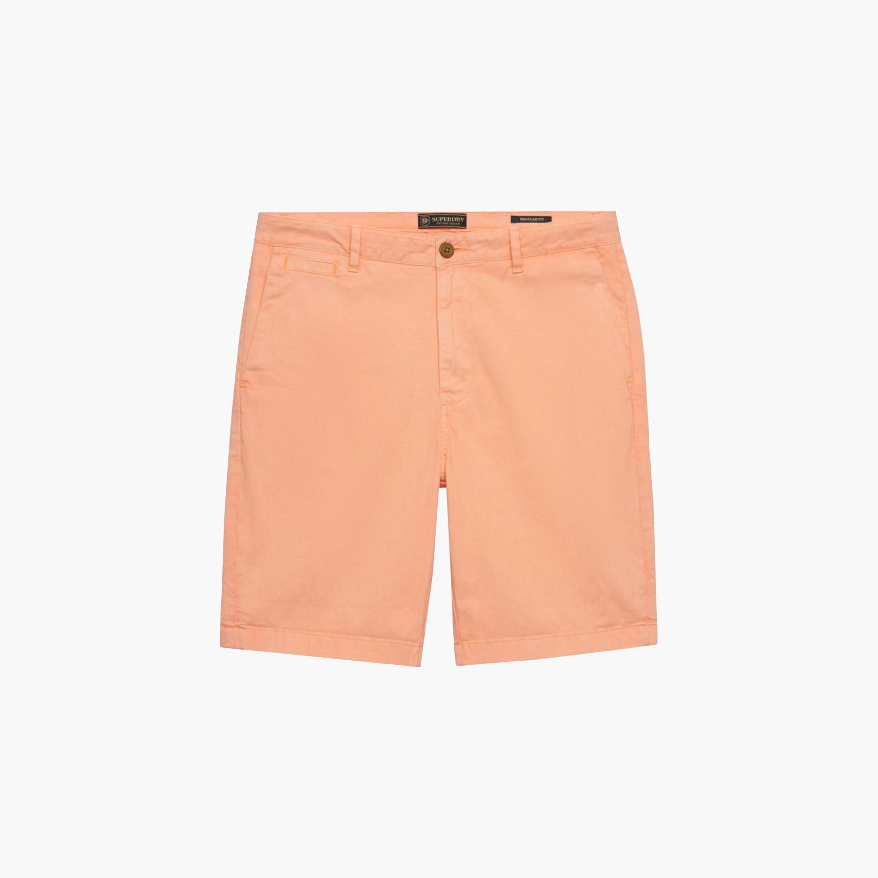 Superdry Plain Mid-Rise Button and Zip Fly Men's Chino Shorts-men-clothing-bottoms-shorts-image-6