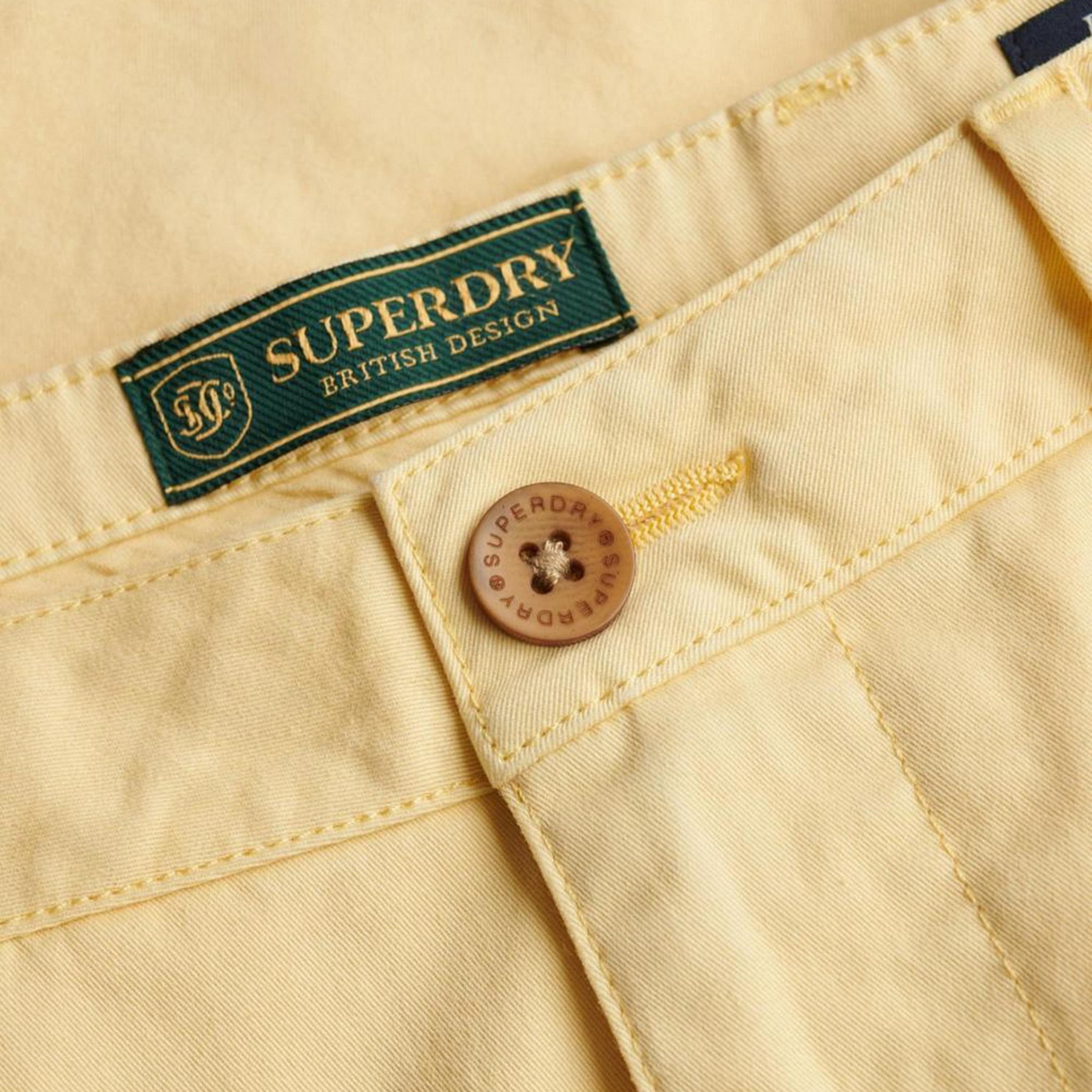 Superdry Plain Mid-Rise Button and Zip Fly Men's Chino Shorts-men-clothing-bottoms-shorts-image-5