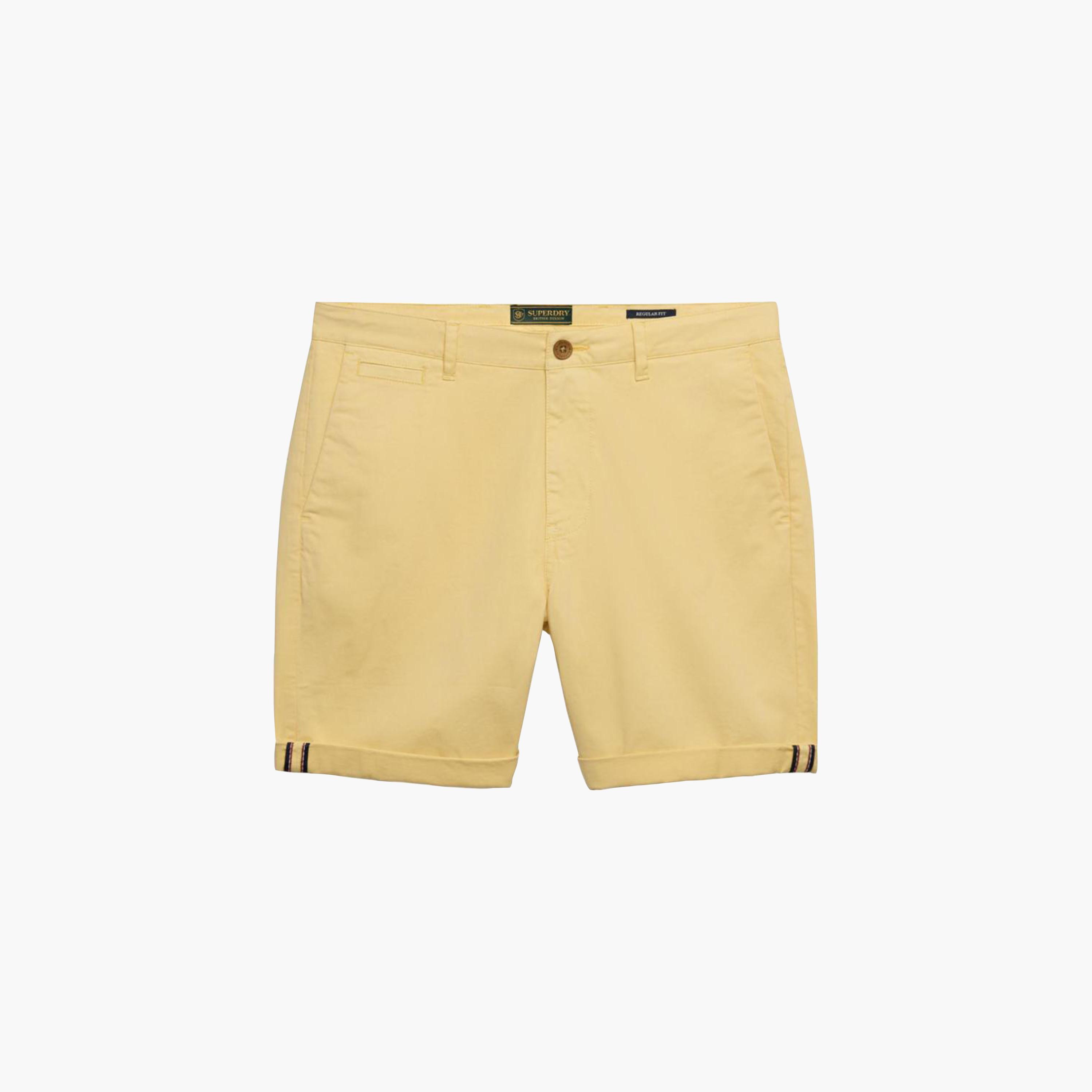 Superdry Plain Mid-Rise Button and Zip Fly Men's Chino Shorts-men-clothing-bottoms-shorts-image-6