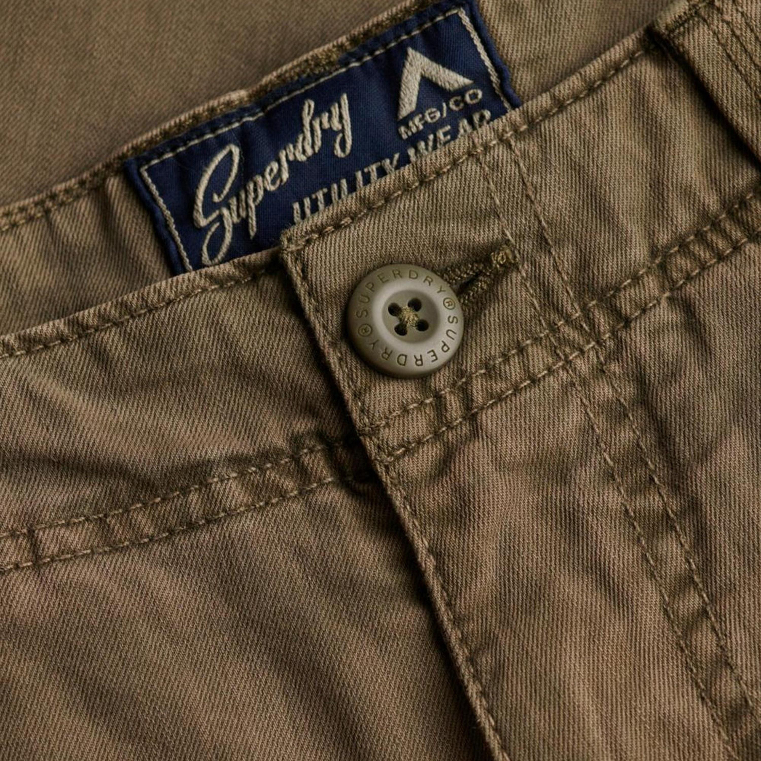 Superdry Plain Mid-Rise Button and Zip Fly Men's Chino Shorts-men-clothing-bottoms-shorts-image-5