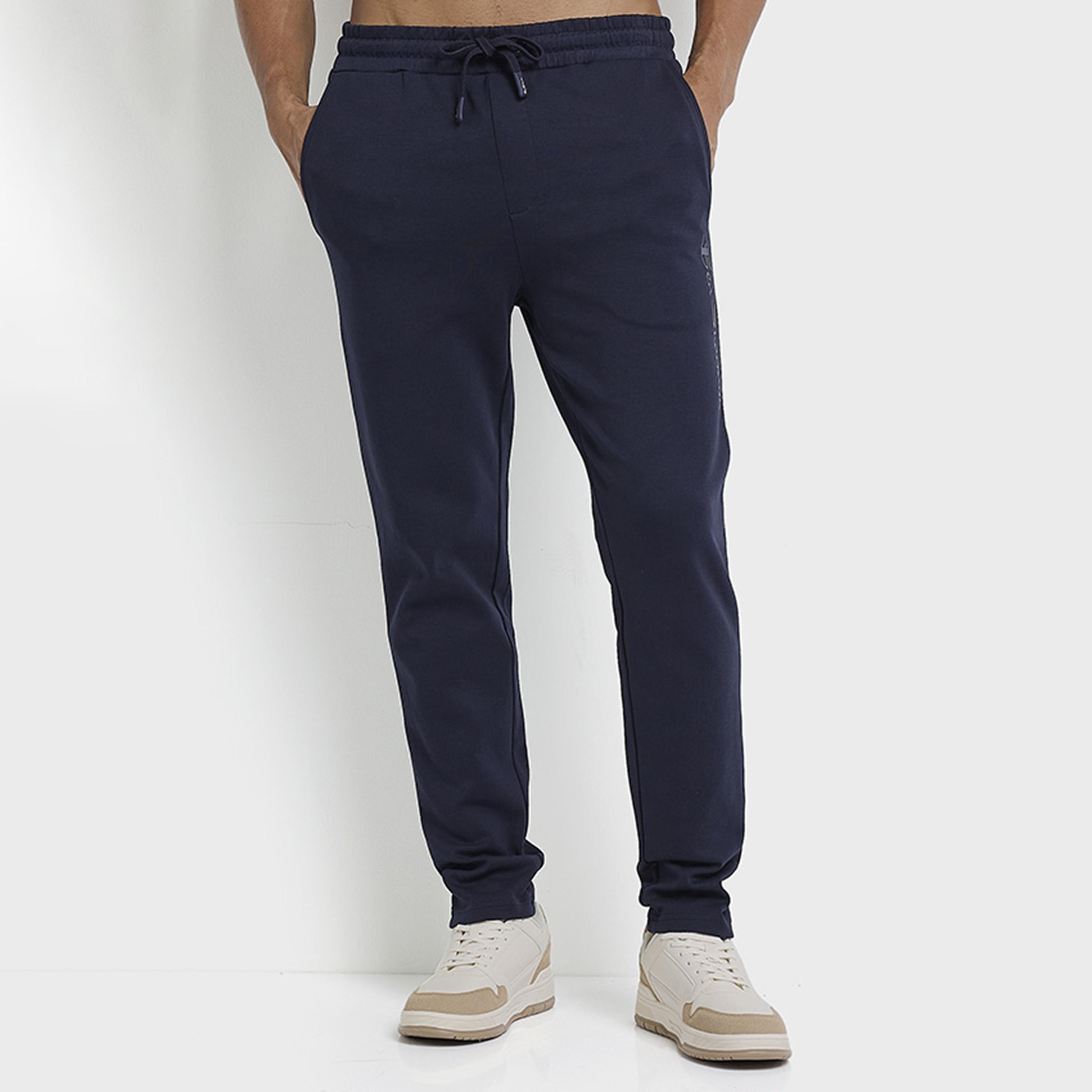 بنطال رياضي رجالي سادة بخصر متوسط ​​ورباط مطاطي من بن شيرمان-men-clothing-bottoms-joggers-image-5
