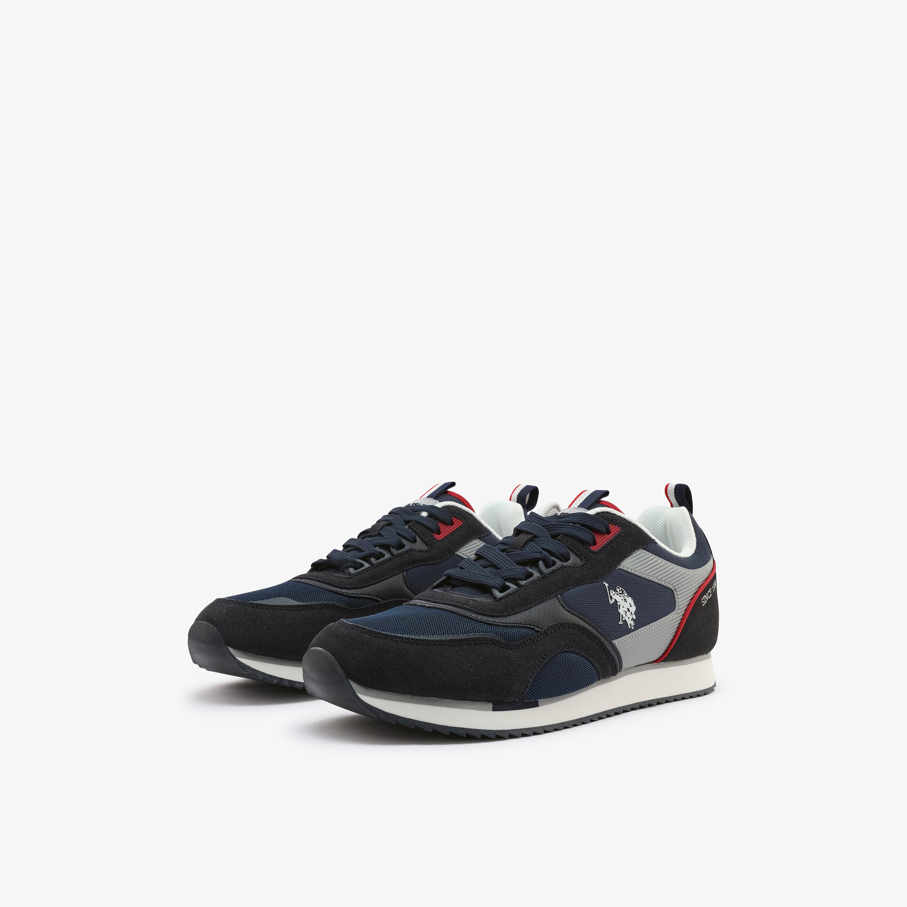 U.S. Polo Assn Men's Lace-Up Low Ankle Sneakers | MEDI-GLB-6FX-men-shoes-sneakers-image-1