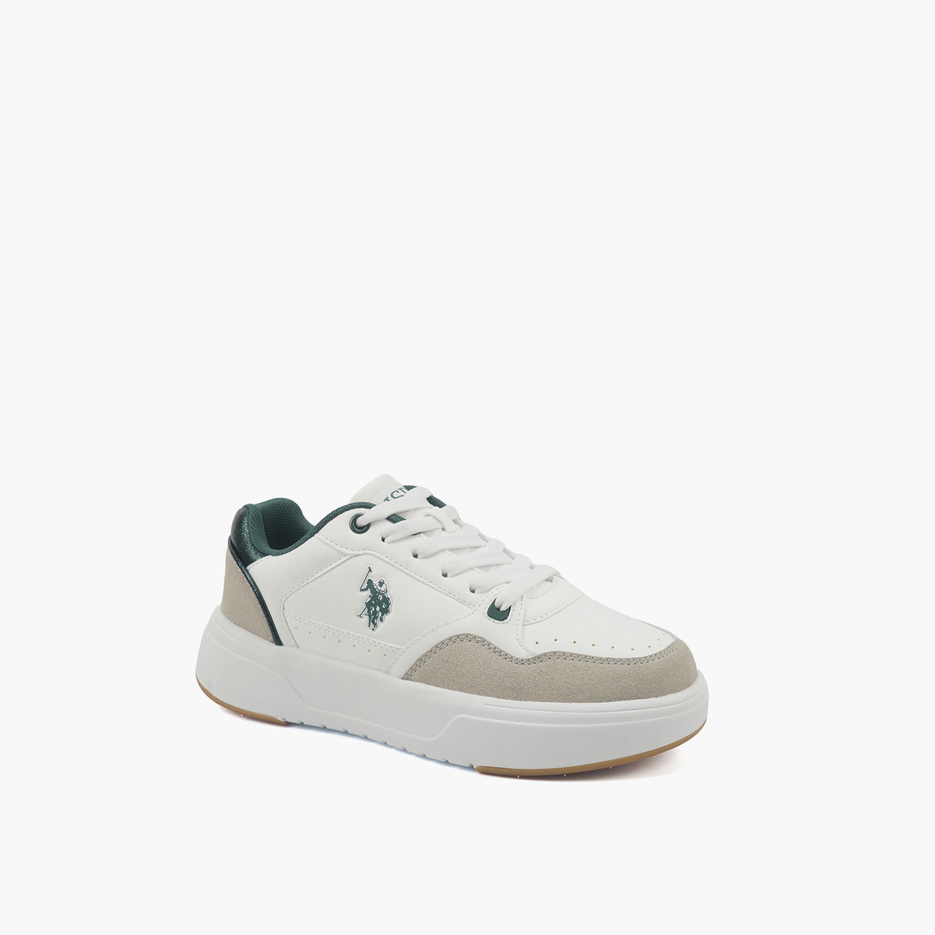 U.S. Polo Assn Women's Lace-Up Low Ankle Sneakers | MELODIE-GLB-5PR-WOMEN-OD-women-shoes-sneakers-image-1