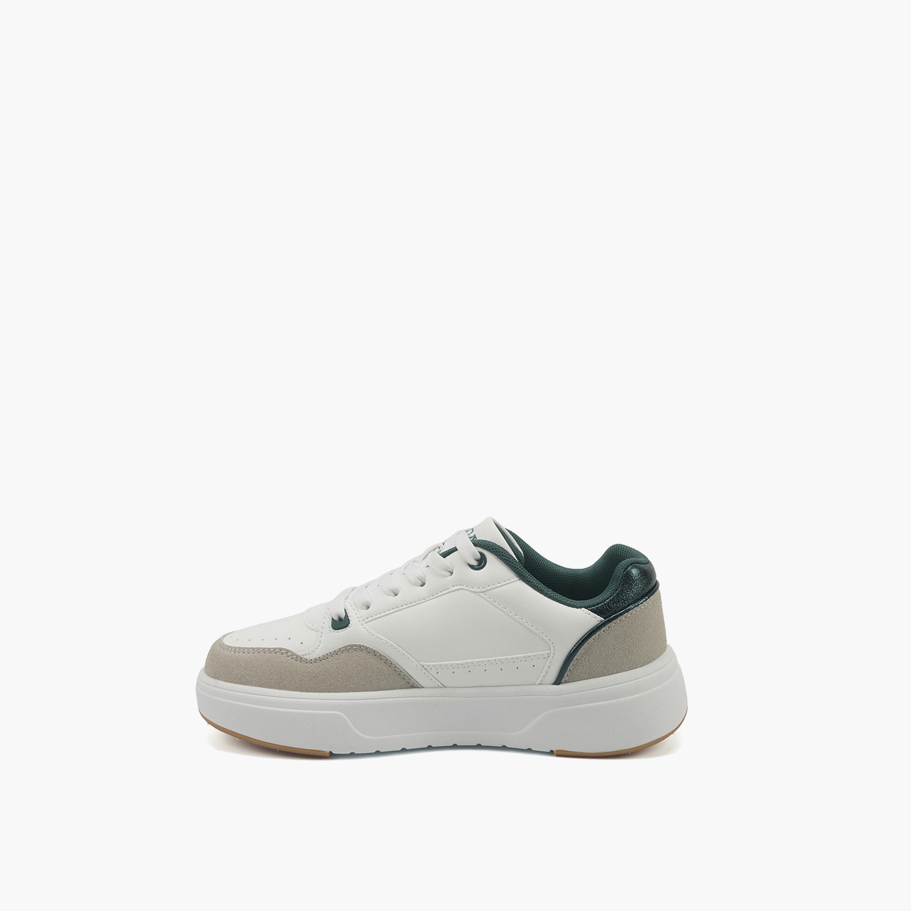 U.S. Polo Assn Women's Lace-Up Low Ankle Sneakers | MELODIE-GLB-5PR-WOMEN-OD-women-shoes-sneakers-image-3