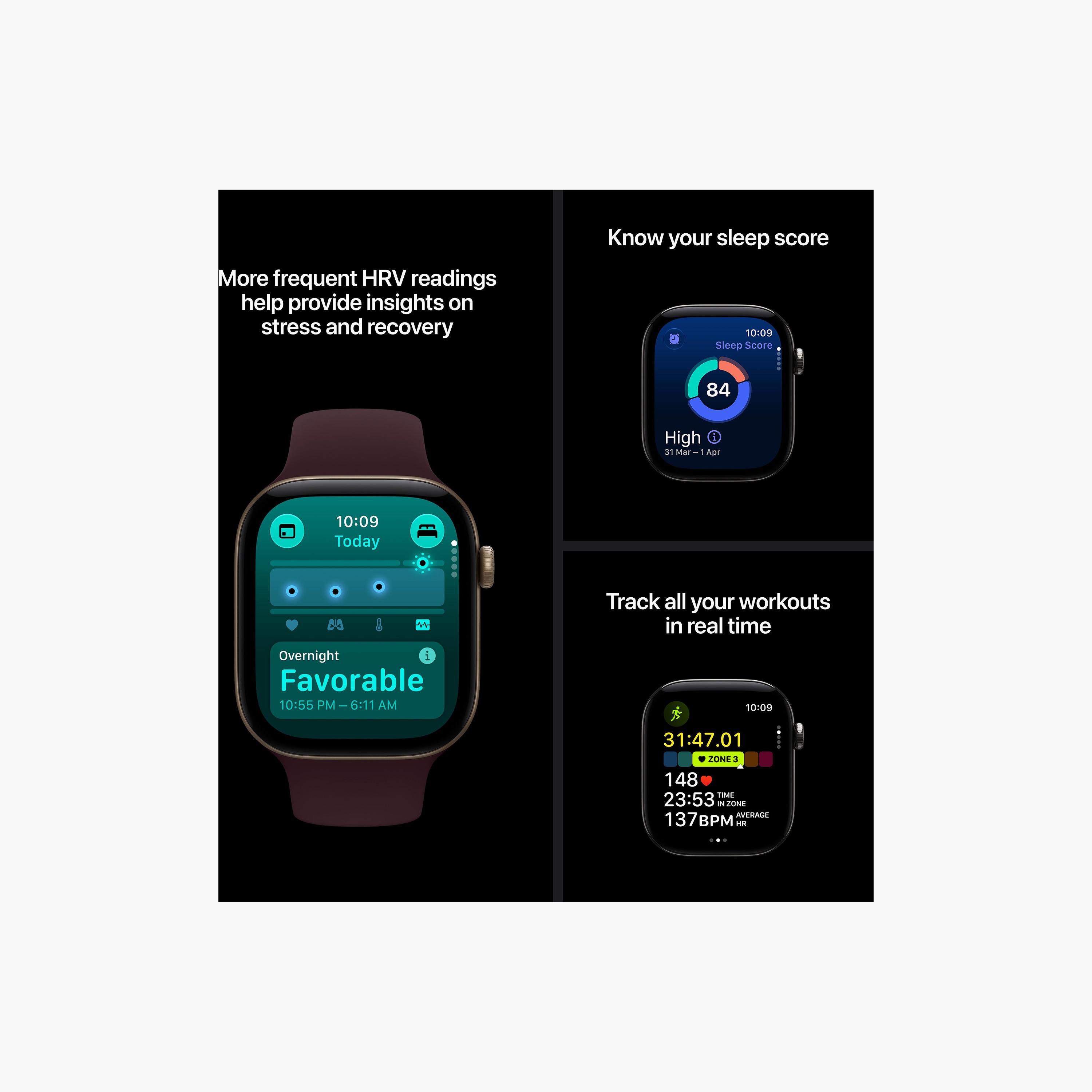 Apple Watch Series 12 GPS 46mm Dark Bronze Aluminium Case with Olive Sport Band-men-watchesandjewellery-watches-image-6