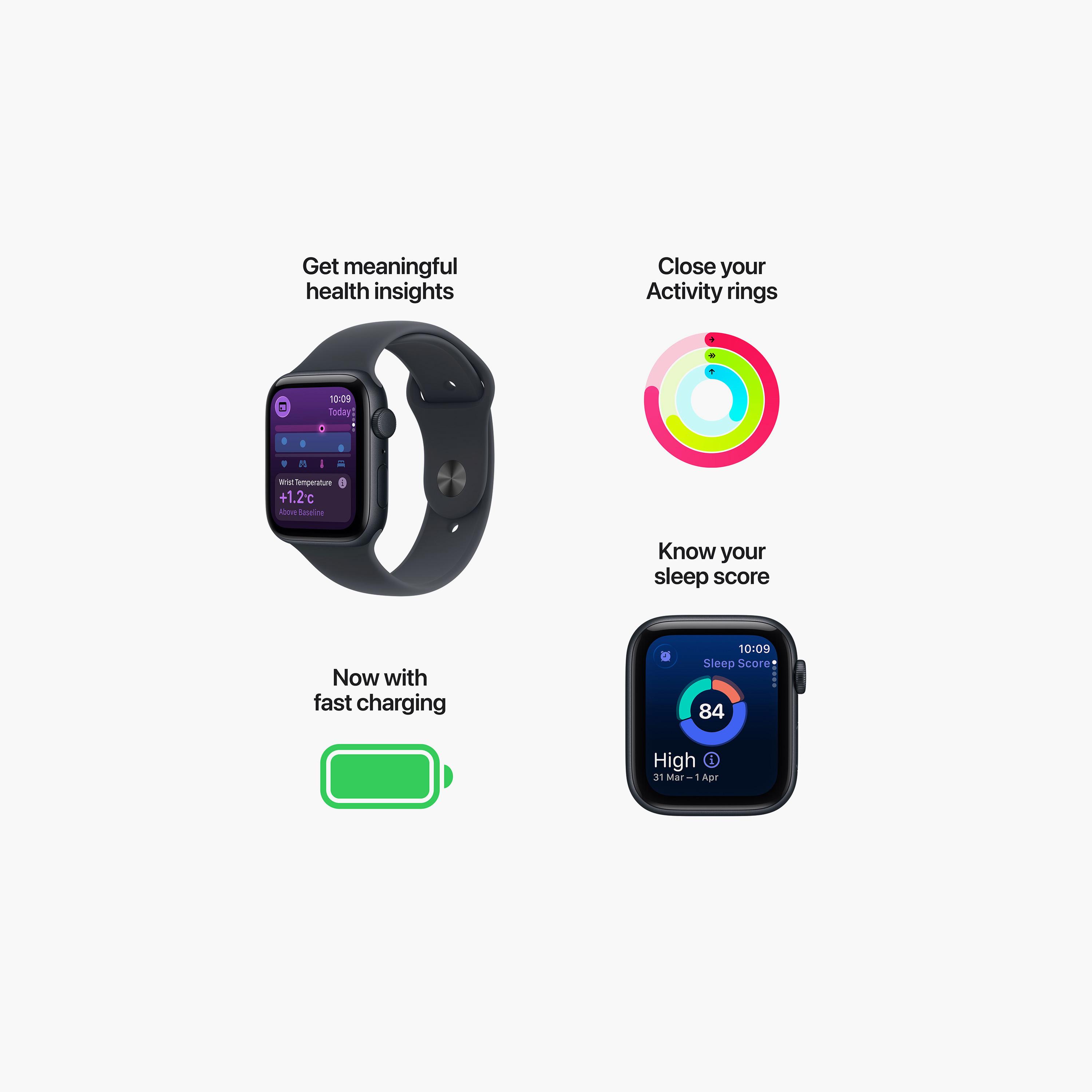 Apple Watch SE 3 GPS 40mm Midnight Aluminium Case with Navy Blue Sport Band-men-watchesandjewellery-watches-image-4