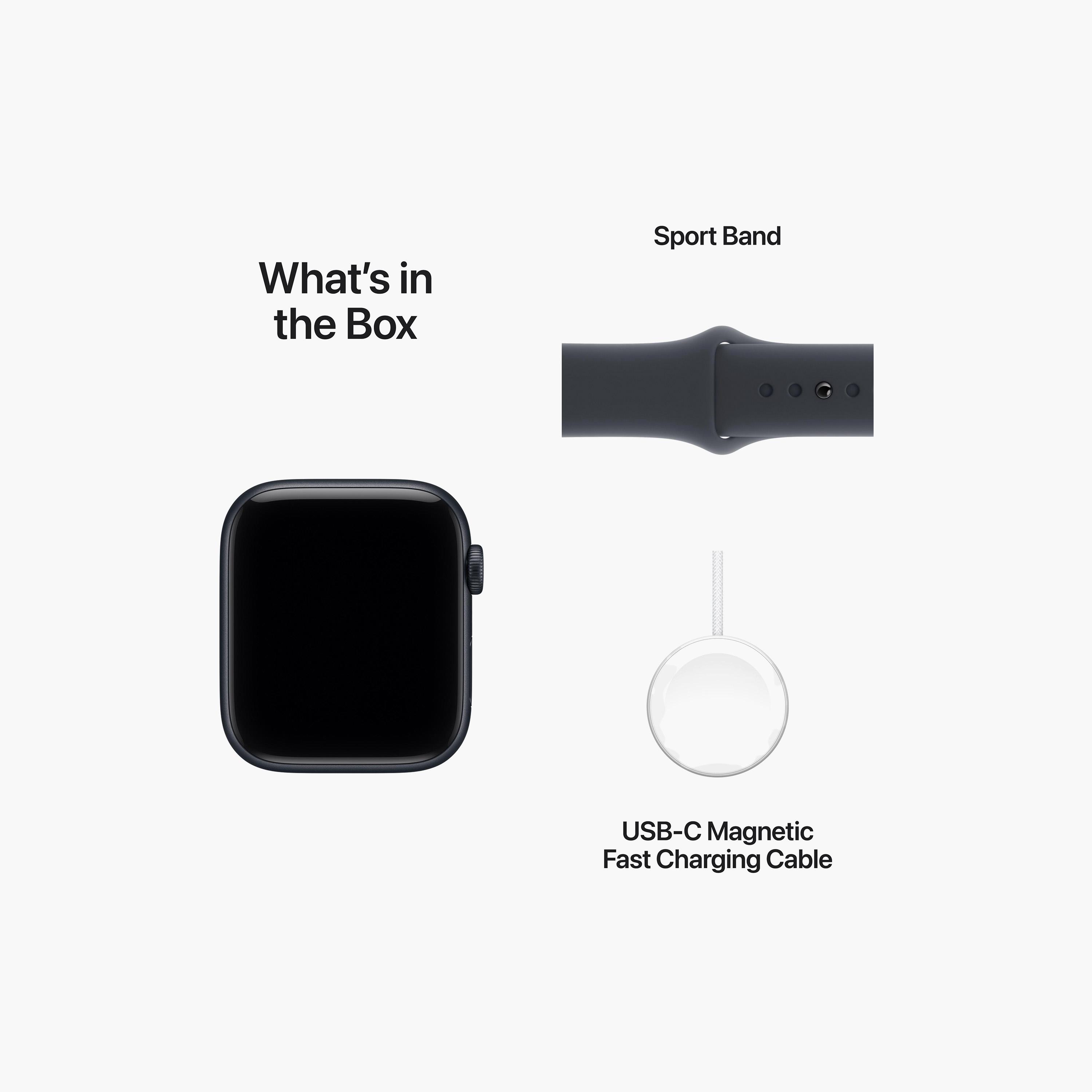 Apple Watch SE 3 GPS 44mm Midnight Aluminium Case with Navy Blue Sport Band-men-watchesandjewellery-watches-image-9